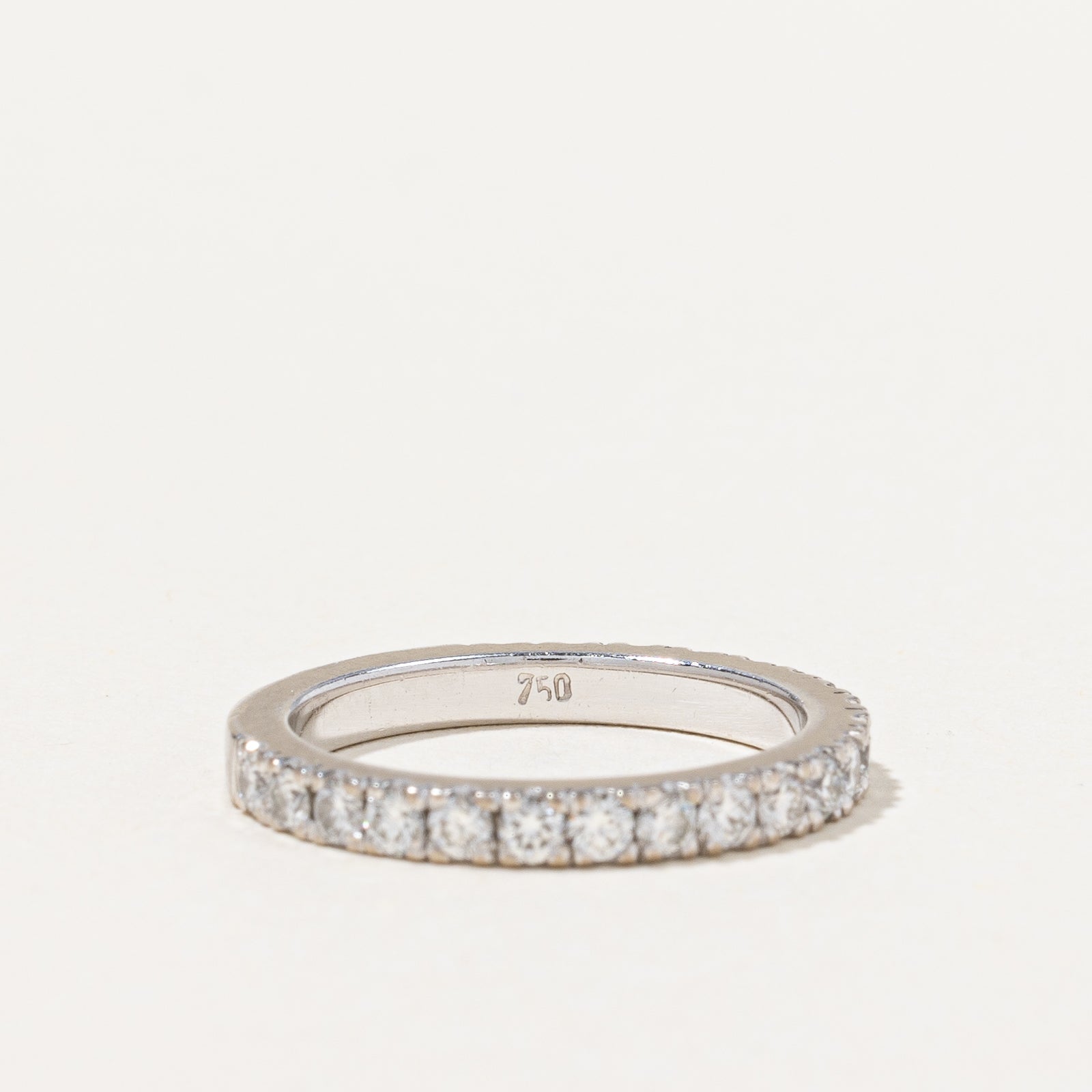 Diamond Semi Eternity Ring | 0.63ctw | SZ 4.5 |