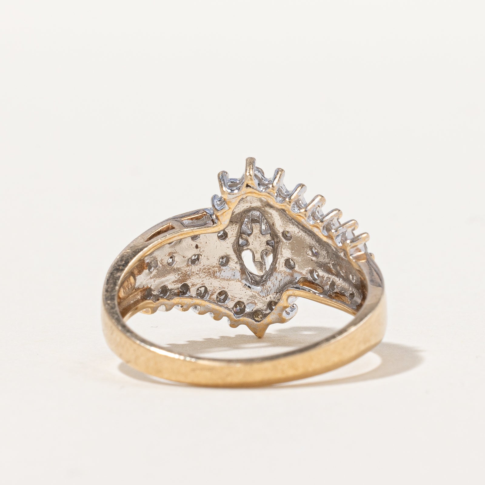 Diamond Waterfall Ring | 0.33ctw | SZ 7.75 |