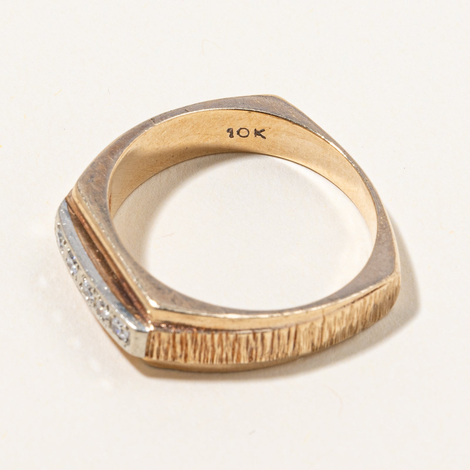 Illusion Set Diamond Ring | 0.13ctw | SZ 10.5 |
