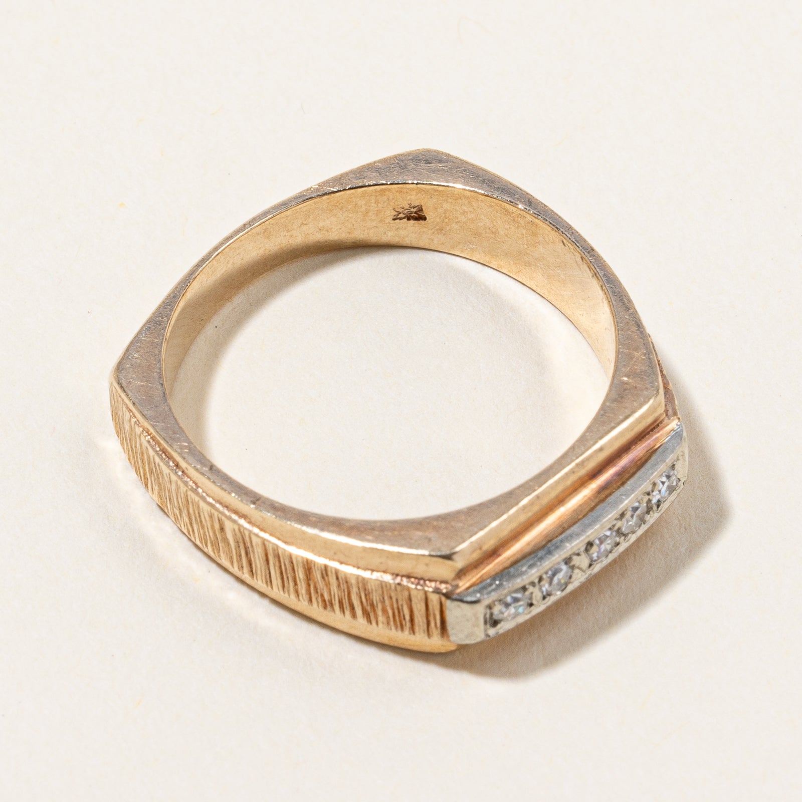 Illusion Set Diamond Ring | 0.13ctw | SZ 10.5 |