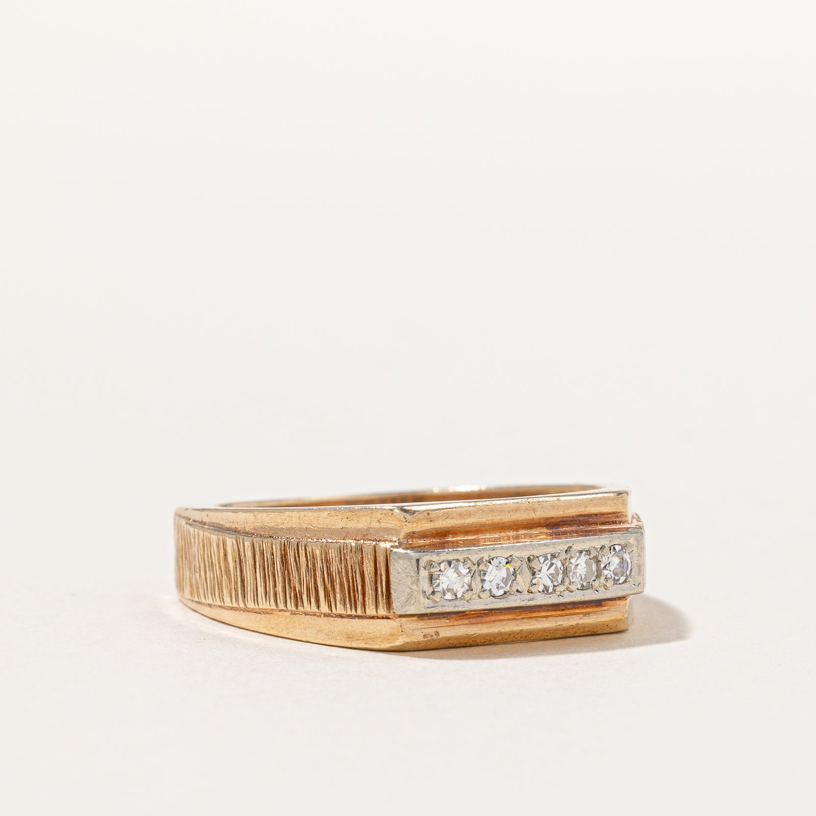 Illusion Set Diamond Ring | 0.13ctw | SZ 10.5 |