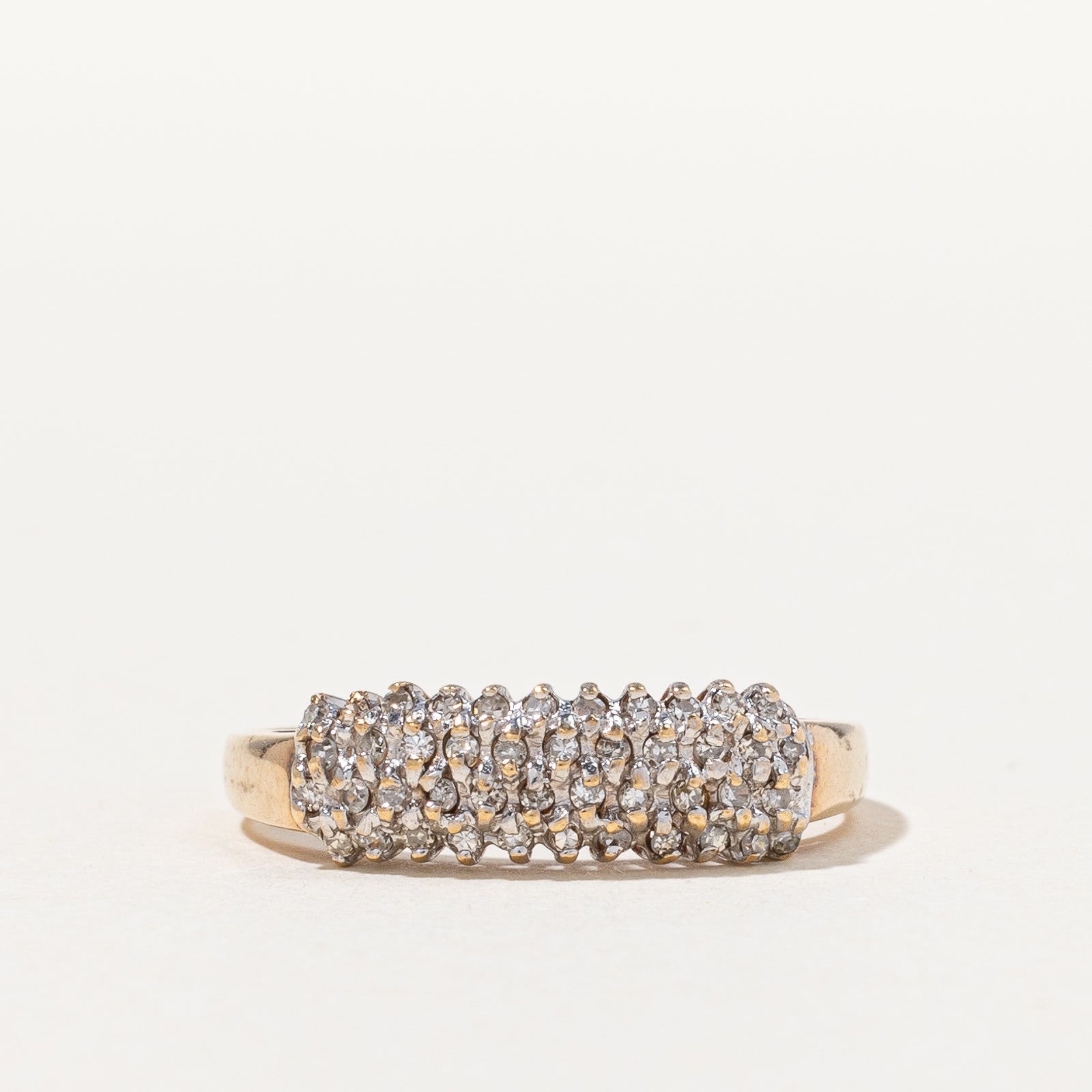 Cluster Set Diamond Ring | 0.12ctw | SZ 6.75 |