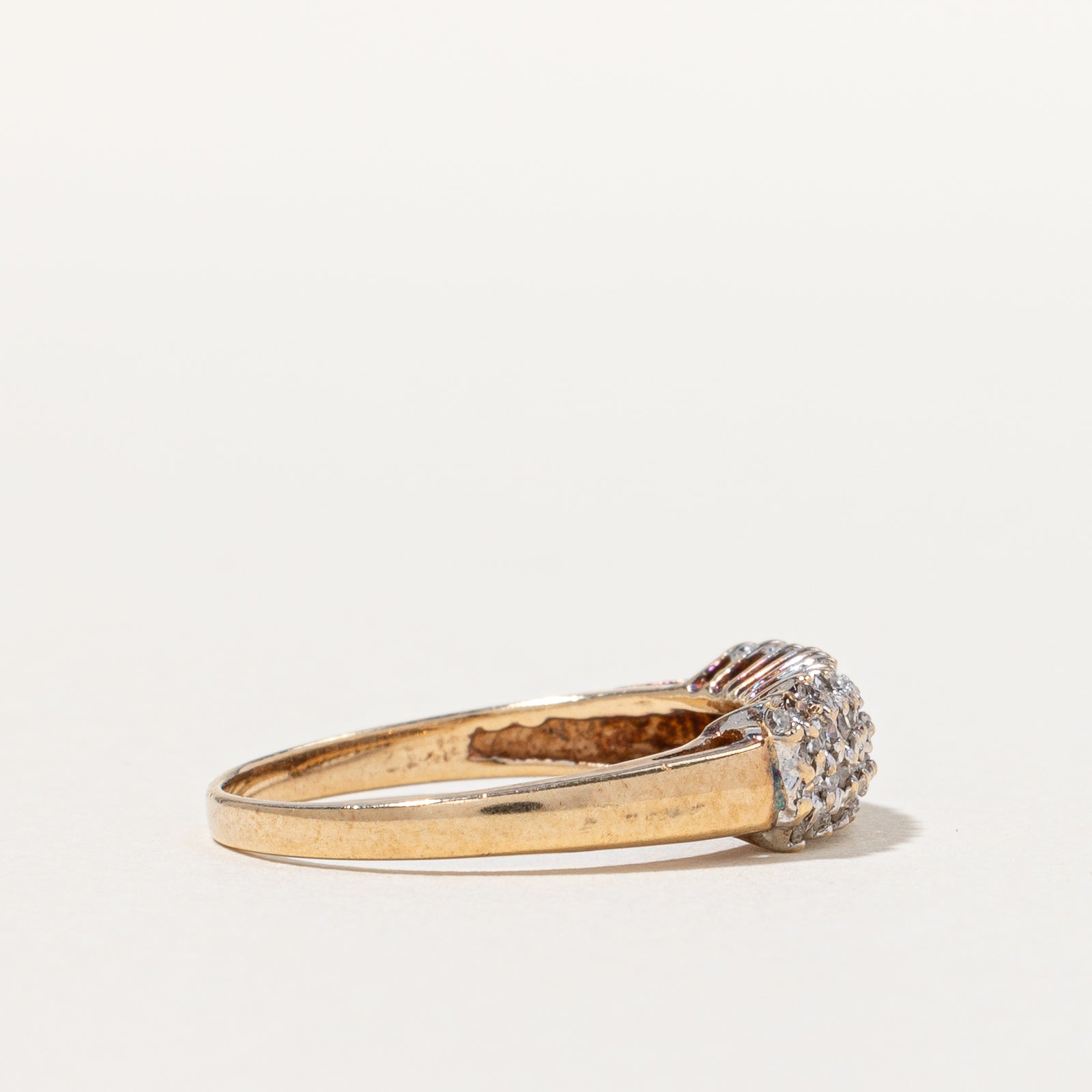 Cluster Set Diamond Ring | 0.12ctw | SZ 6.75 |