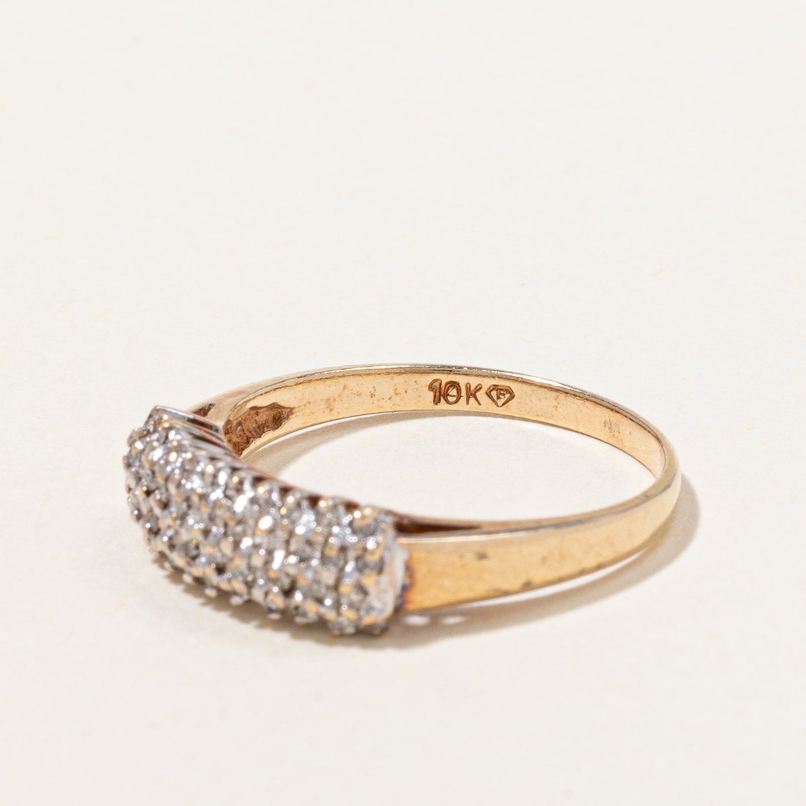 Cluster Set Diamond Ring | 0.12ctw | SZ 6.75 |