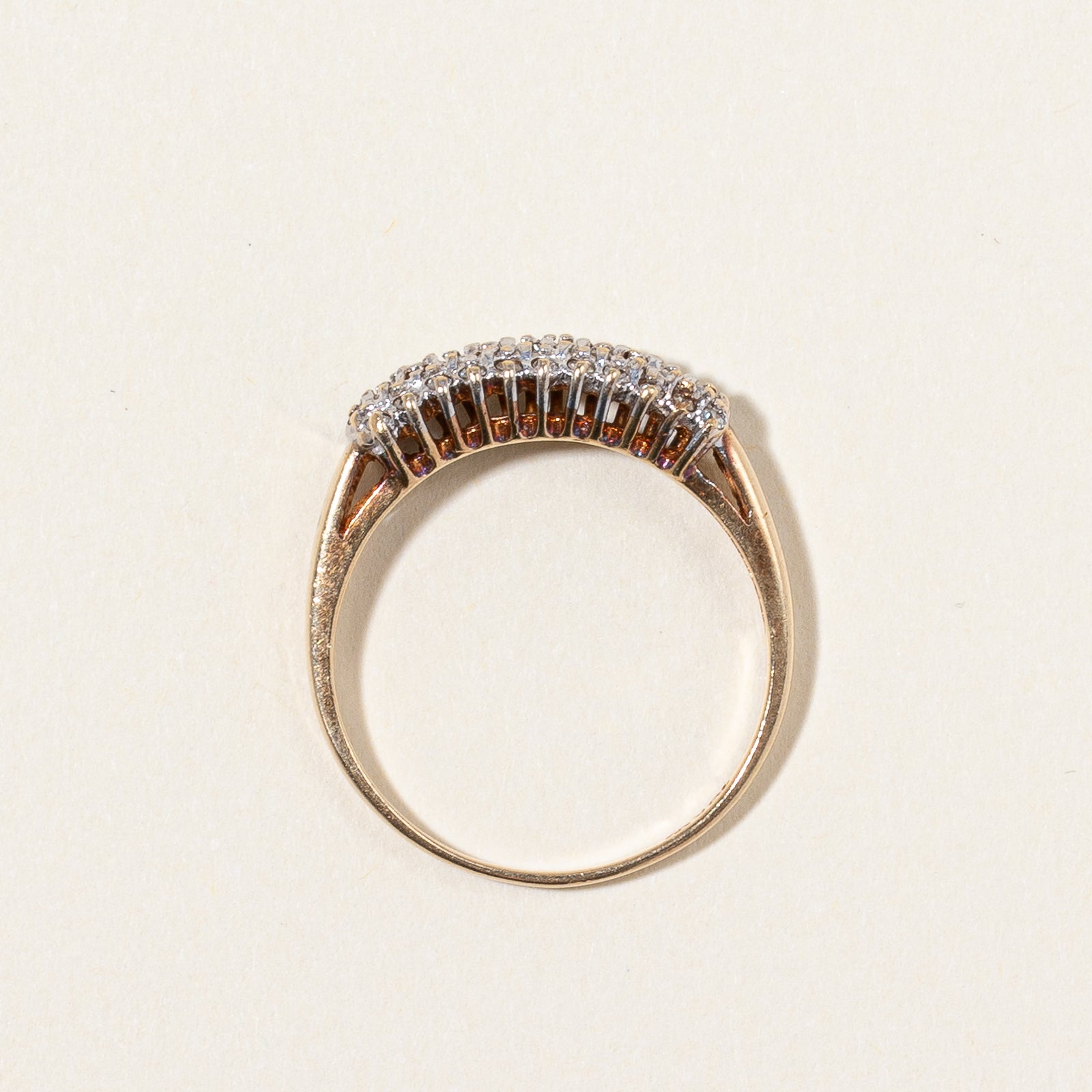 Cluster Set Diamond Ring | 0.12ctw | SZ 6.75 |