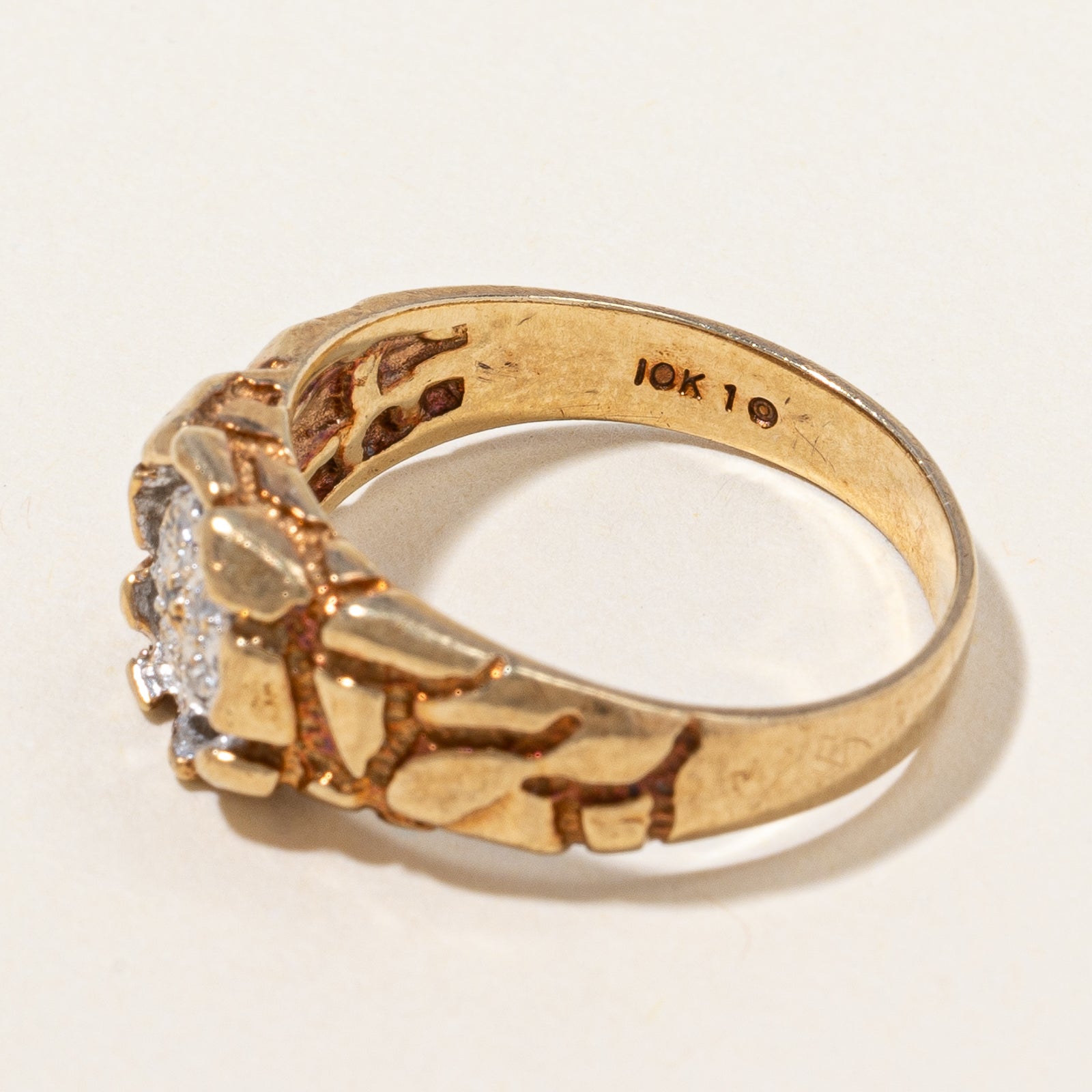 Illusion Set Diamond Ring | 0.03ctw | SZ 9.25 |