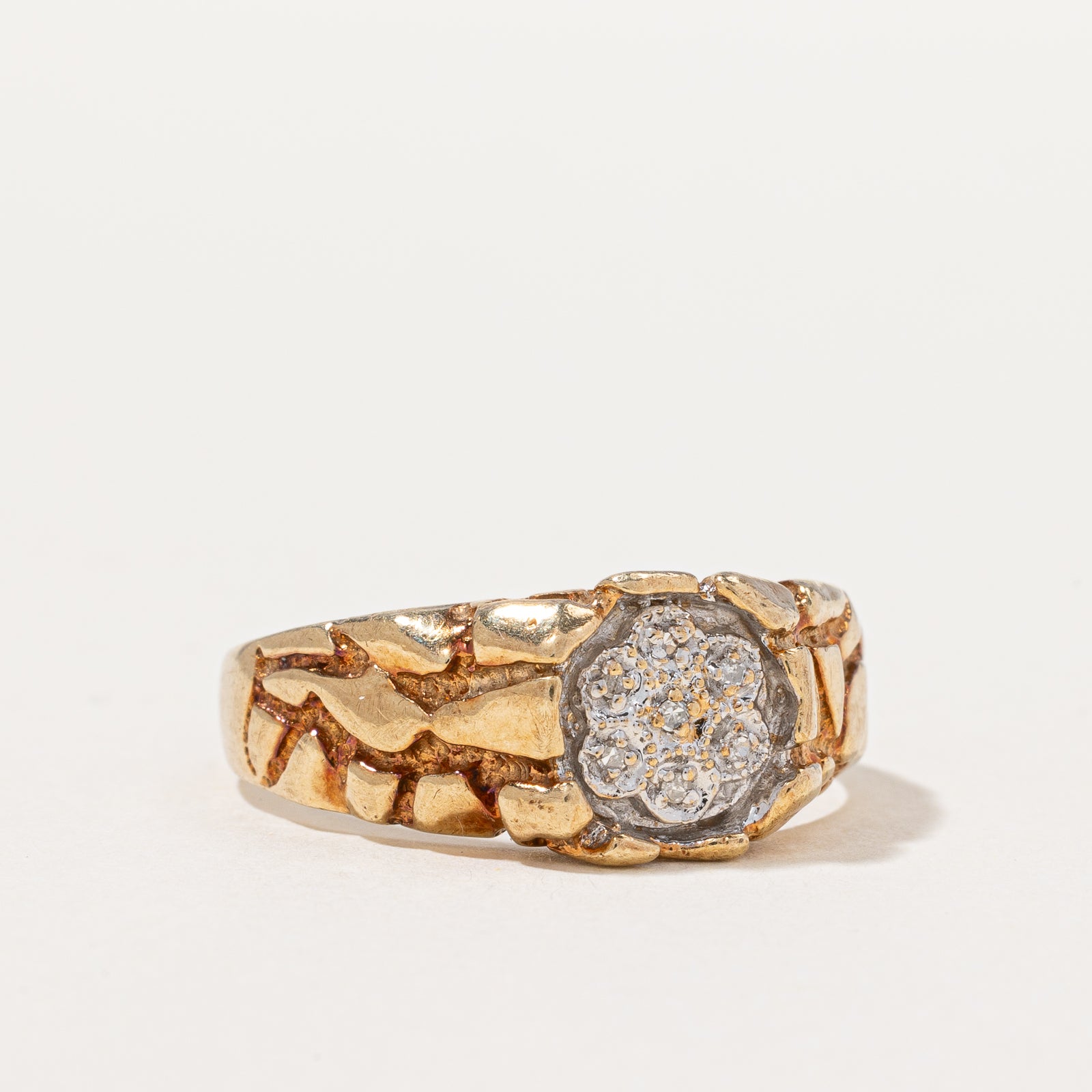 Illusion Set Diamond Ring | 0.03ctw | SZ 9.25 |