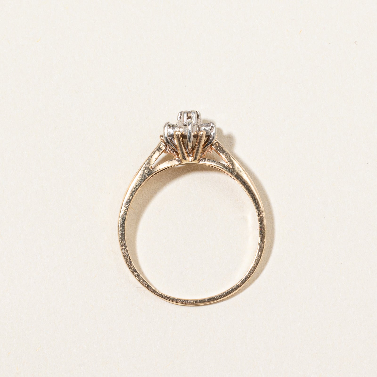 Illusion Set Diamond Ring | 0.14ctw | SZ 6 |