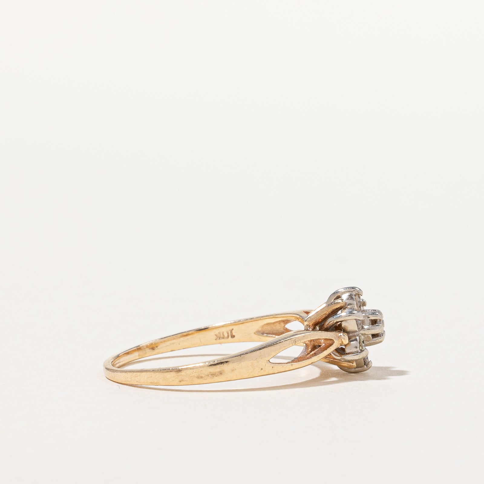Illusion Set Diamond Ring | 0.14ctw | SZ 6 |