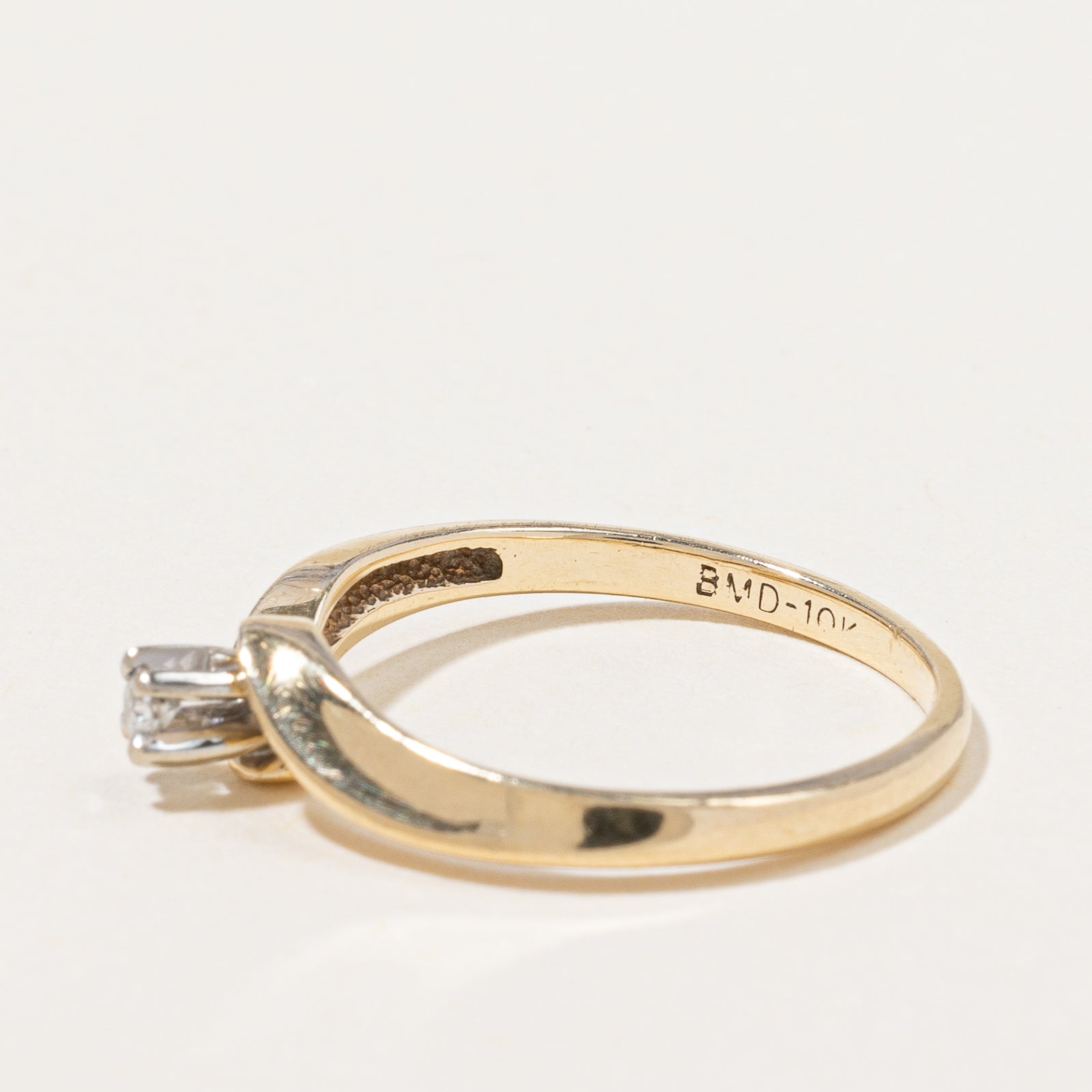 Diamond Bypass Ring | 0.04ct | SZ 5.75 |