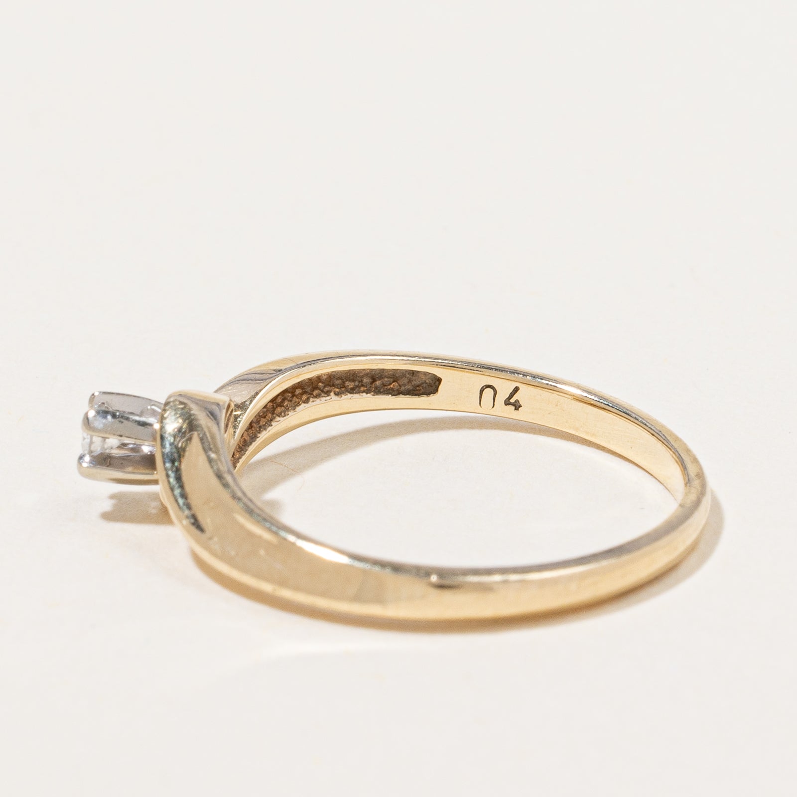 Diamond Bypass Ring | 0.04ct | SZ 5.75 |