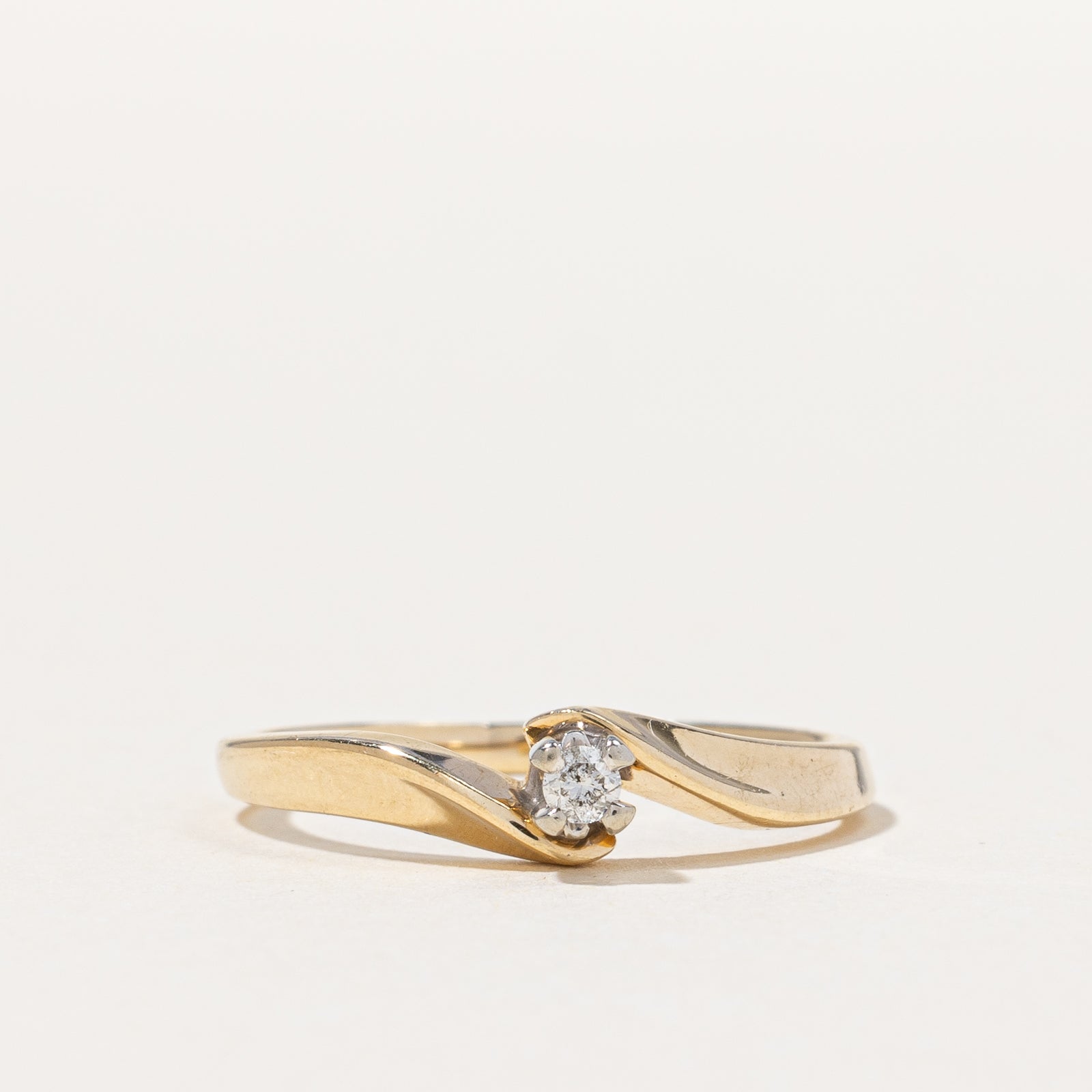 Diamond Bypass Ring | 0.04ct | SZ 5.75 |