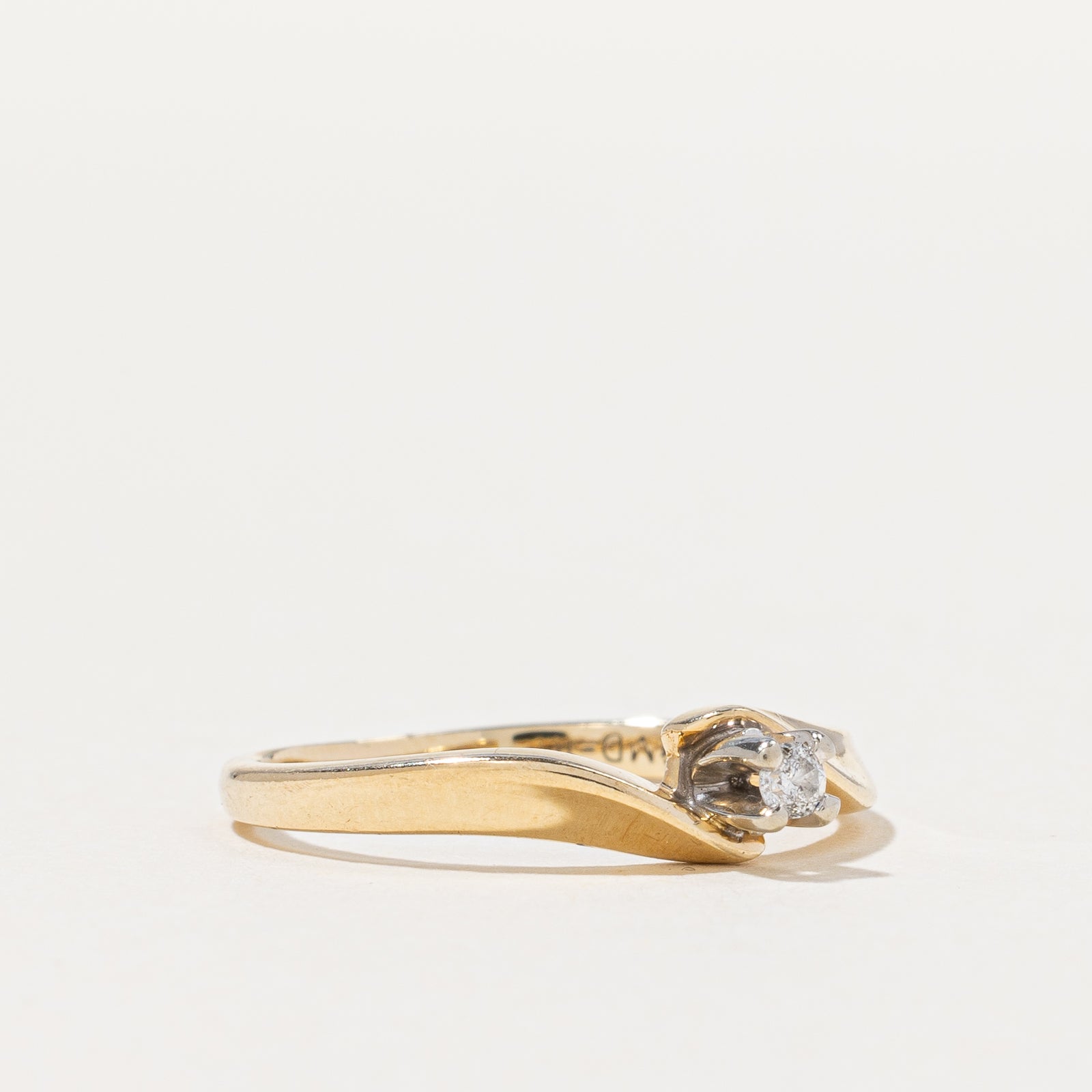 Diamond Bypass Ring | 0.04ct | SZ 5.75 |