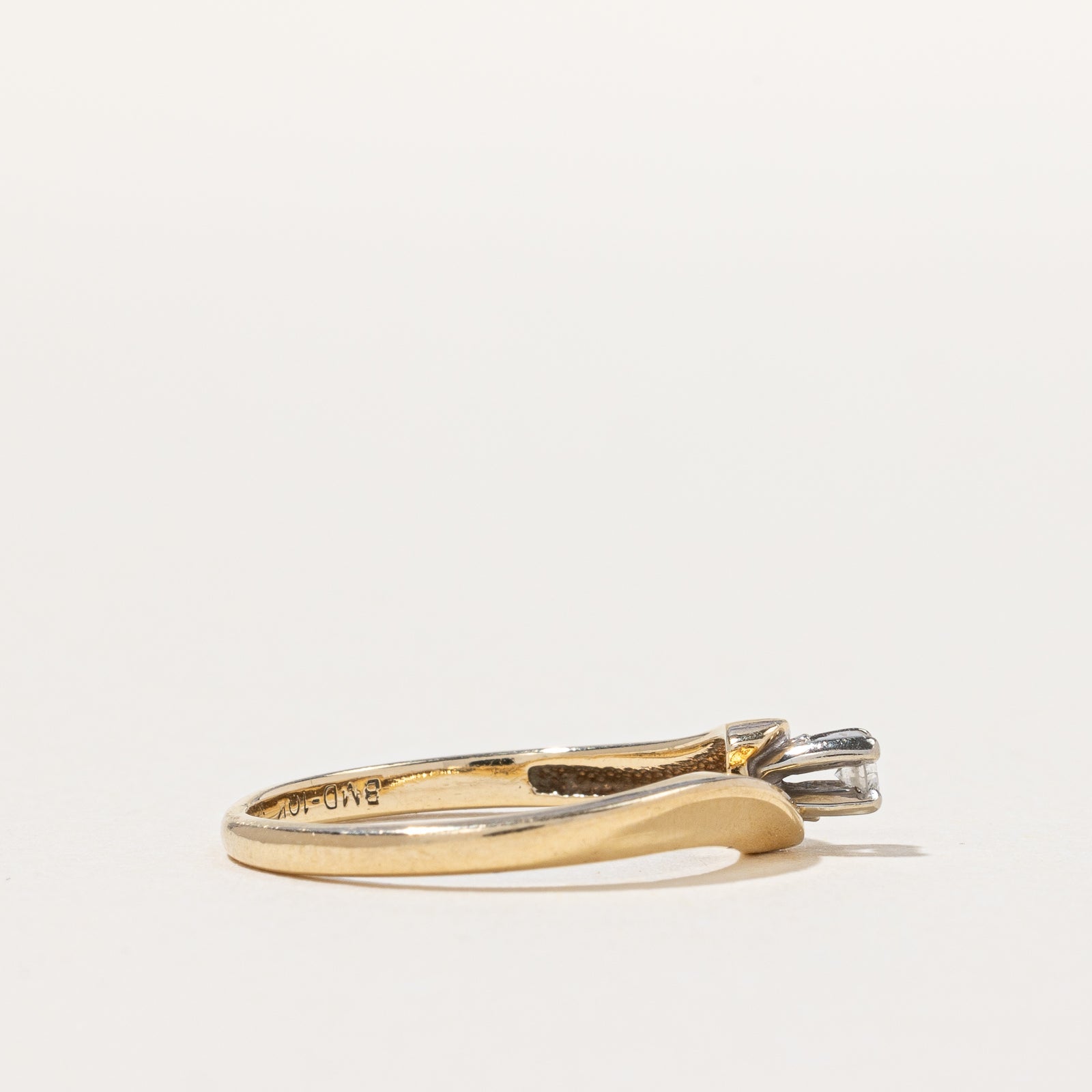 Diamond Bypass Ring | 0.04ct | SZ 5.75 |