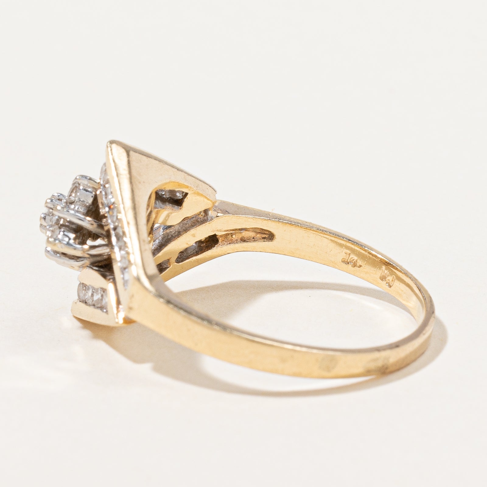 Diamond Cocktail Ring | 0.50ctw | SZ 7.5 |