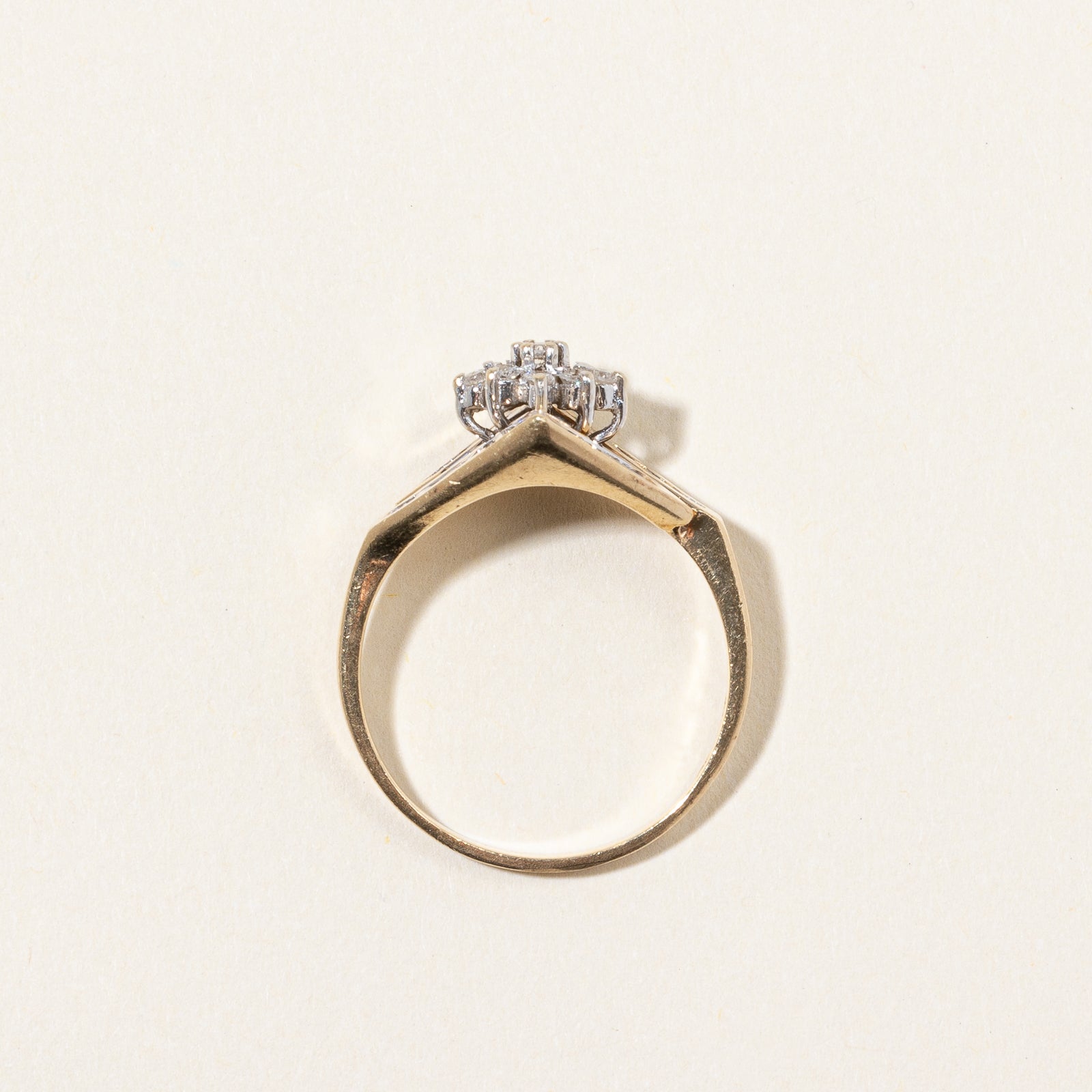 Diamond Cocktail Ring | 0.50ctw | SZ 7.5 |
