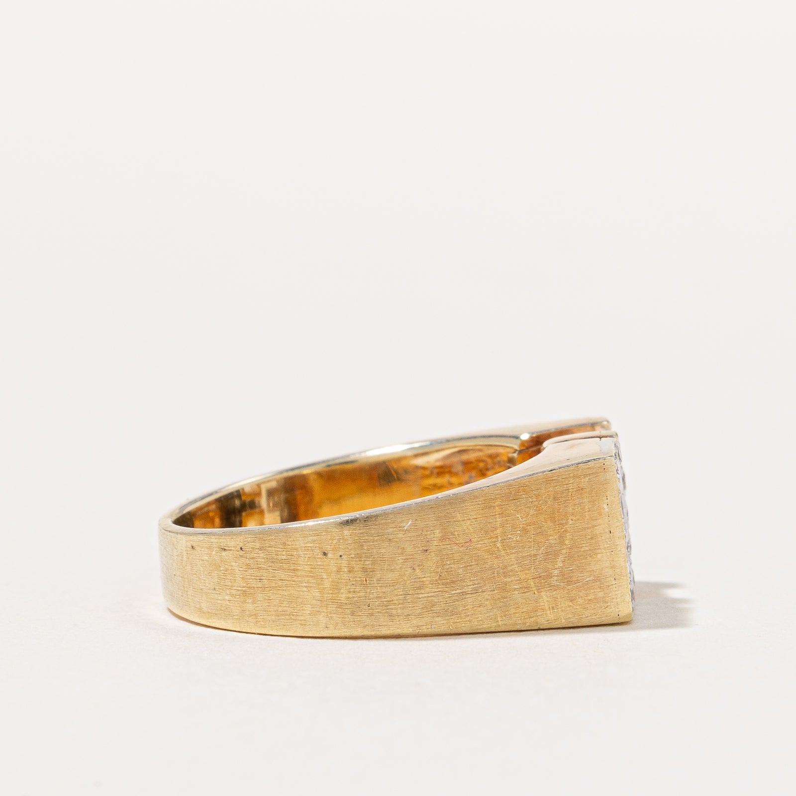 Diamond 'EH' Initials Ring | 0.22ctw | SZ 4.25 |