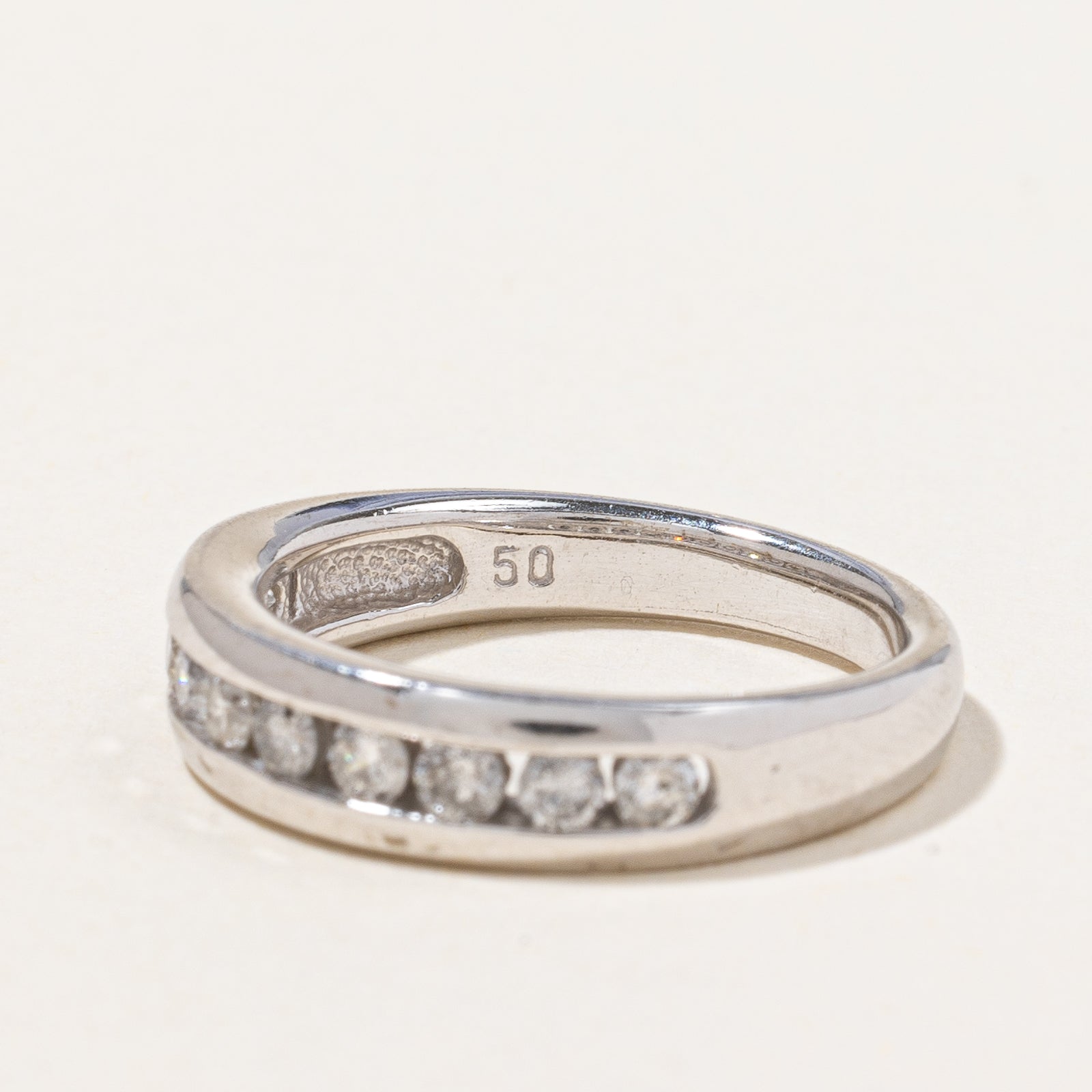 Channel Set Diamond Band | 0.50ctw | SZ 5.75 |