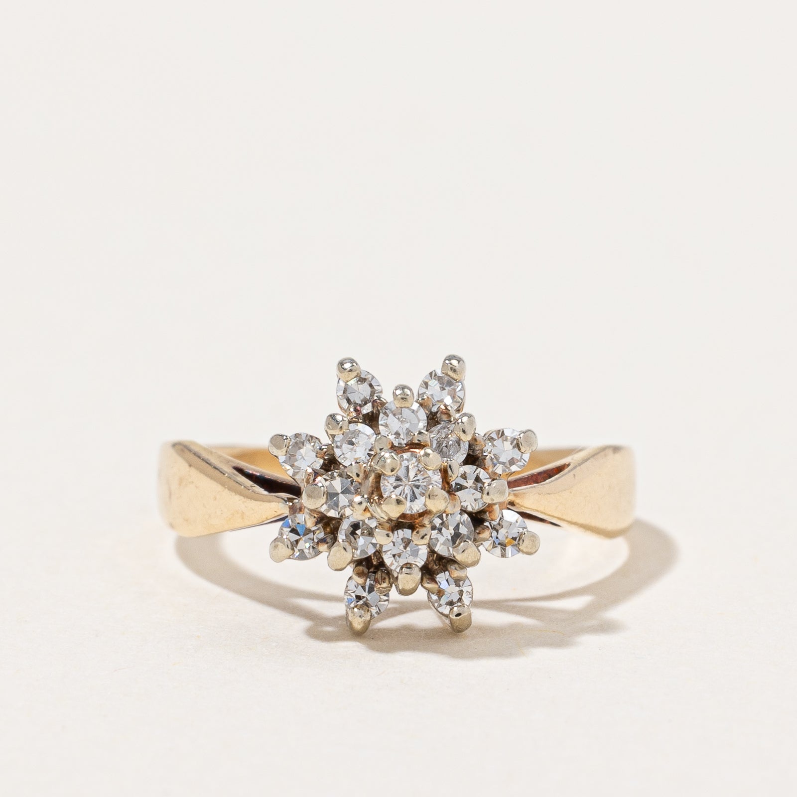 Diamond Cocktail Ring | 0.19ctw | SZ 4.25 |
