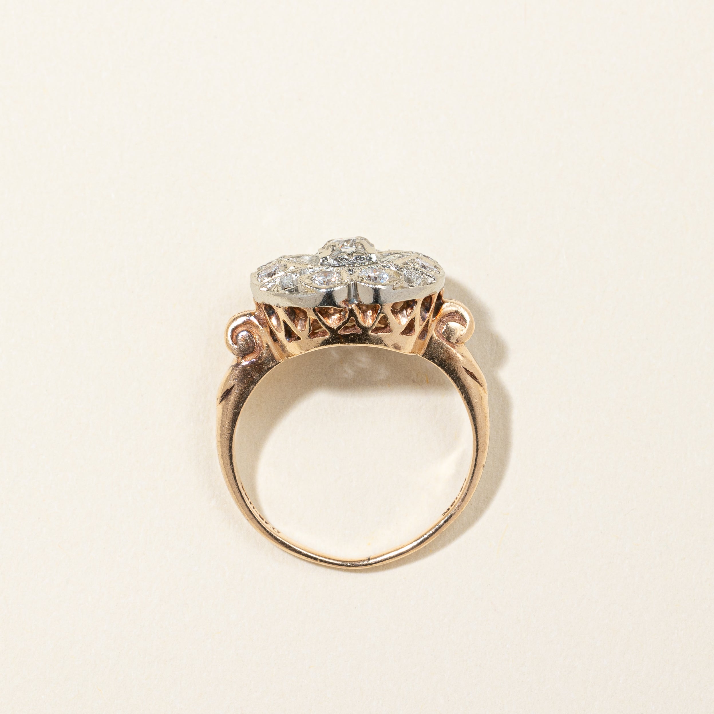 Diamond Cocktail Ring | 0.30ctw | SZ 7.25 |