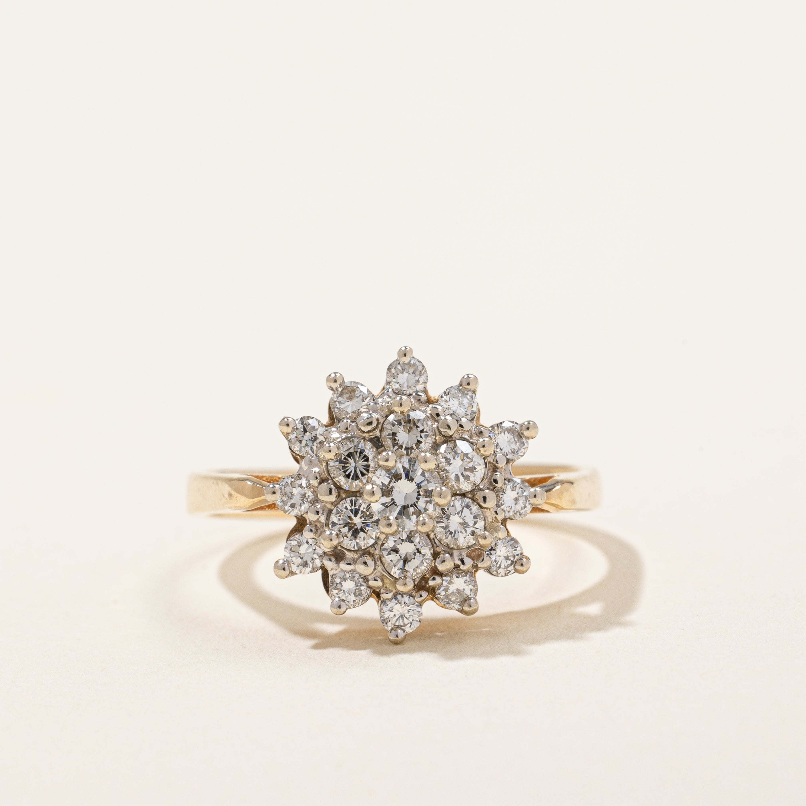 Diamond Cocktail Ring | 0.66ctw | SZ 6.75 |