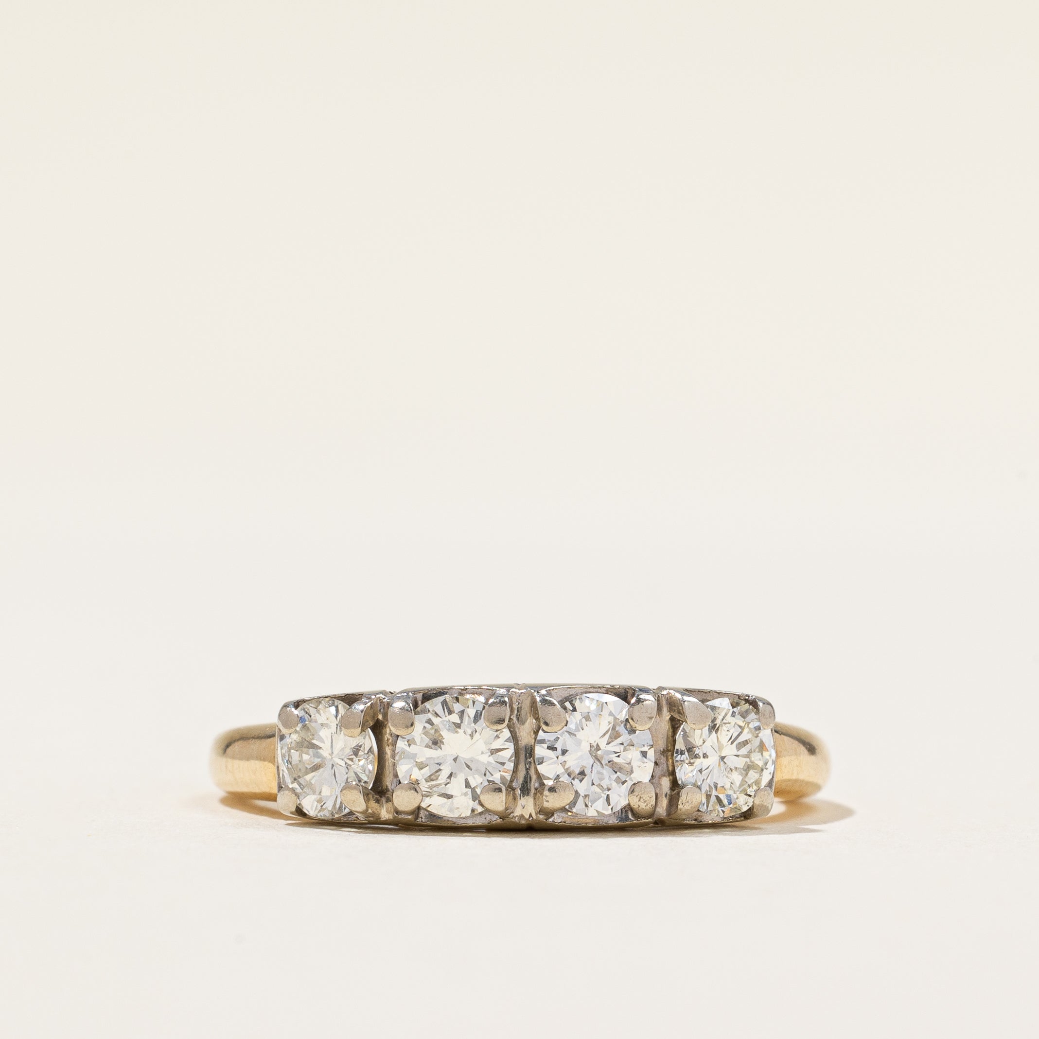 Four Stone Diamond Ring | 0.92ctw | SZ 7.25 |