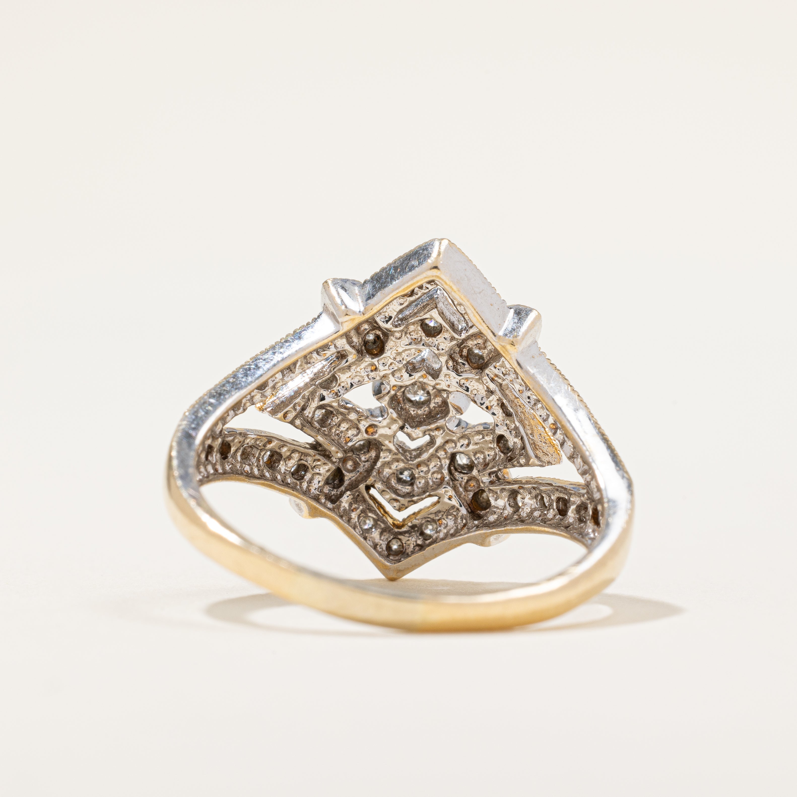 Diamond Cocktail Ring | 0.23ctw | SZ 8.75 |
