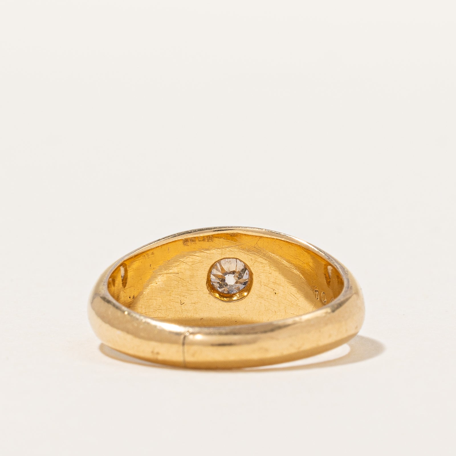 Antique Edwardian Old European Cut Diamond Ring | 0.12ct | SZ 7 |