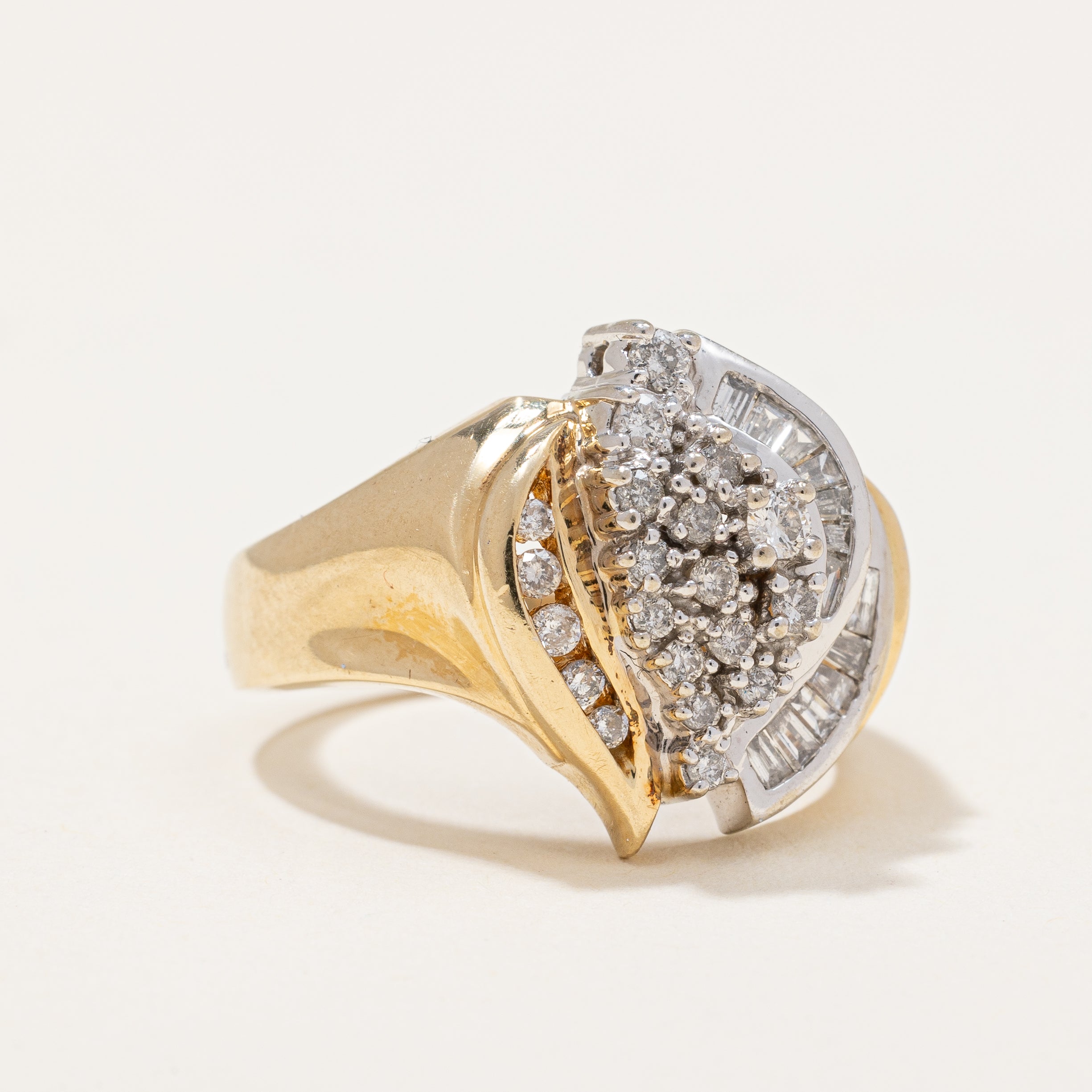 Diamond Cluster Combination Ring | 0.32 ctw | SZ 6.5 |