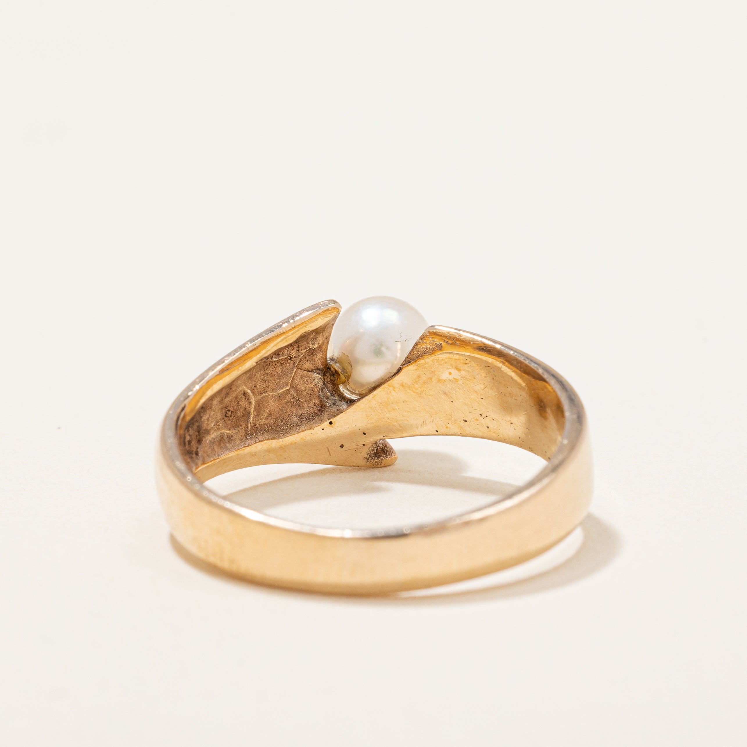 Cultured Pearl Cocktail Ring | 0.88 ct Pearl | SZ 6.5 |