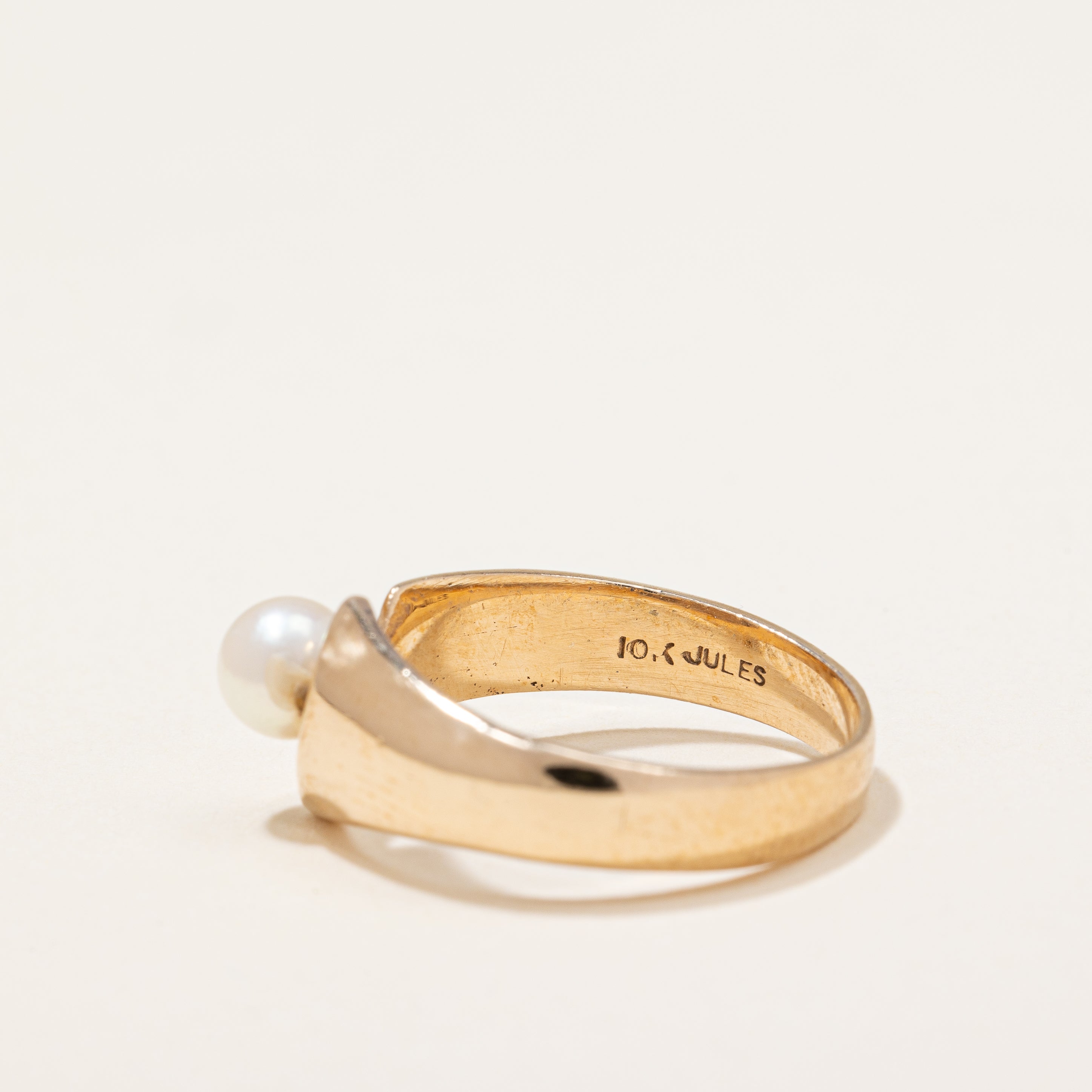 Cultured Pearl Cocktail Ring | 0.88 ct Pearl | SZ 6.5 |