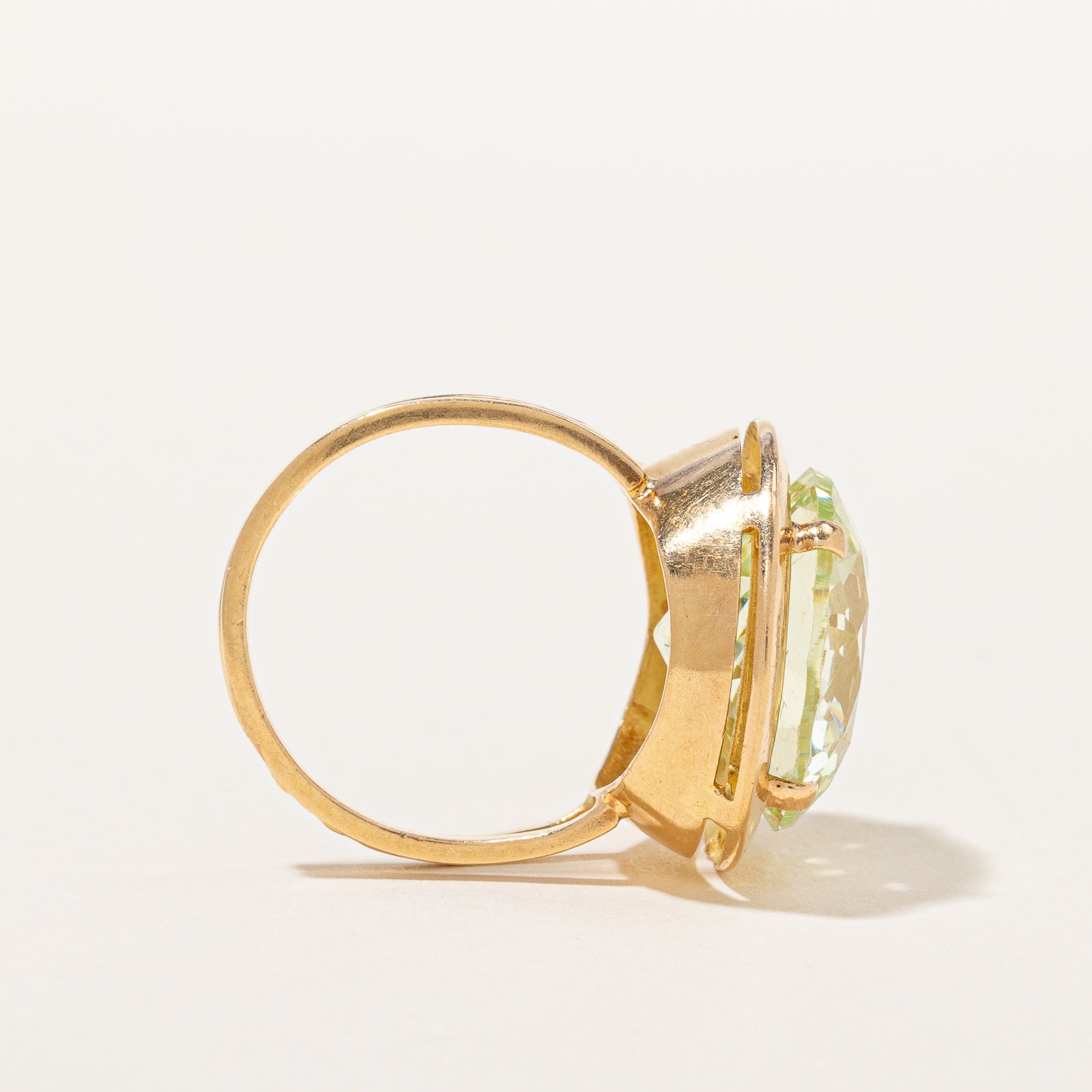 Vintage Synthetic Spinel Cocktail Ring | 11.05ct | SZ 6.5 |