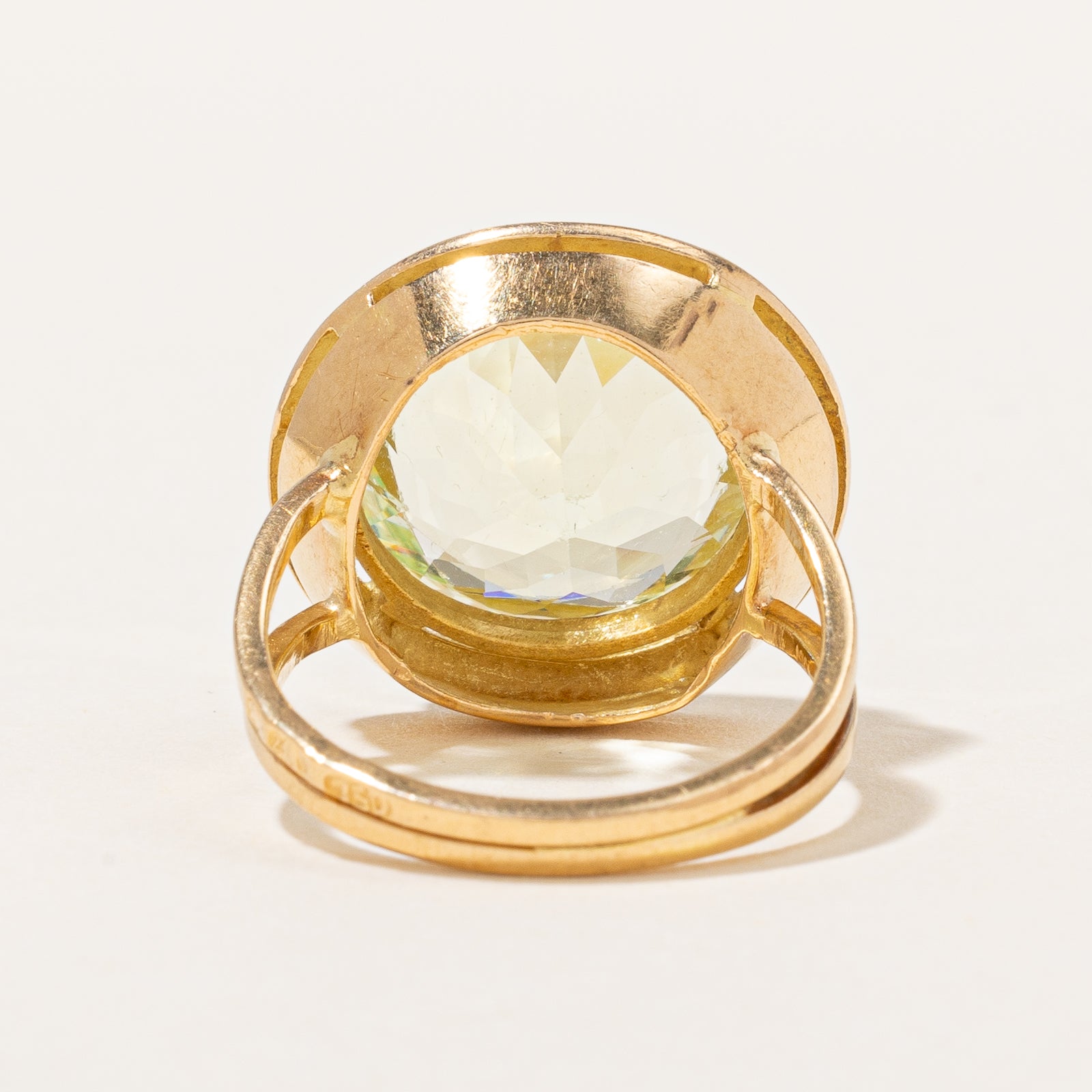 Vintage Synthetic Spinel Cocktail Ring | 11.05ct | SZ 6.5 |