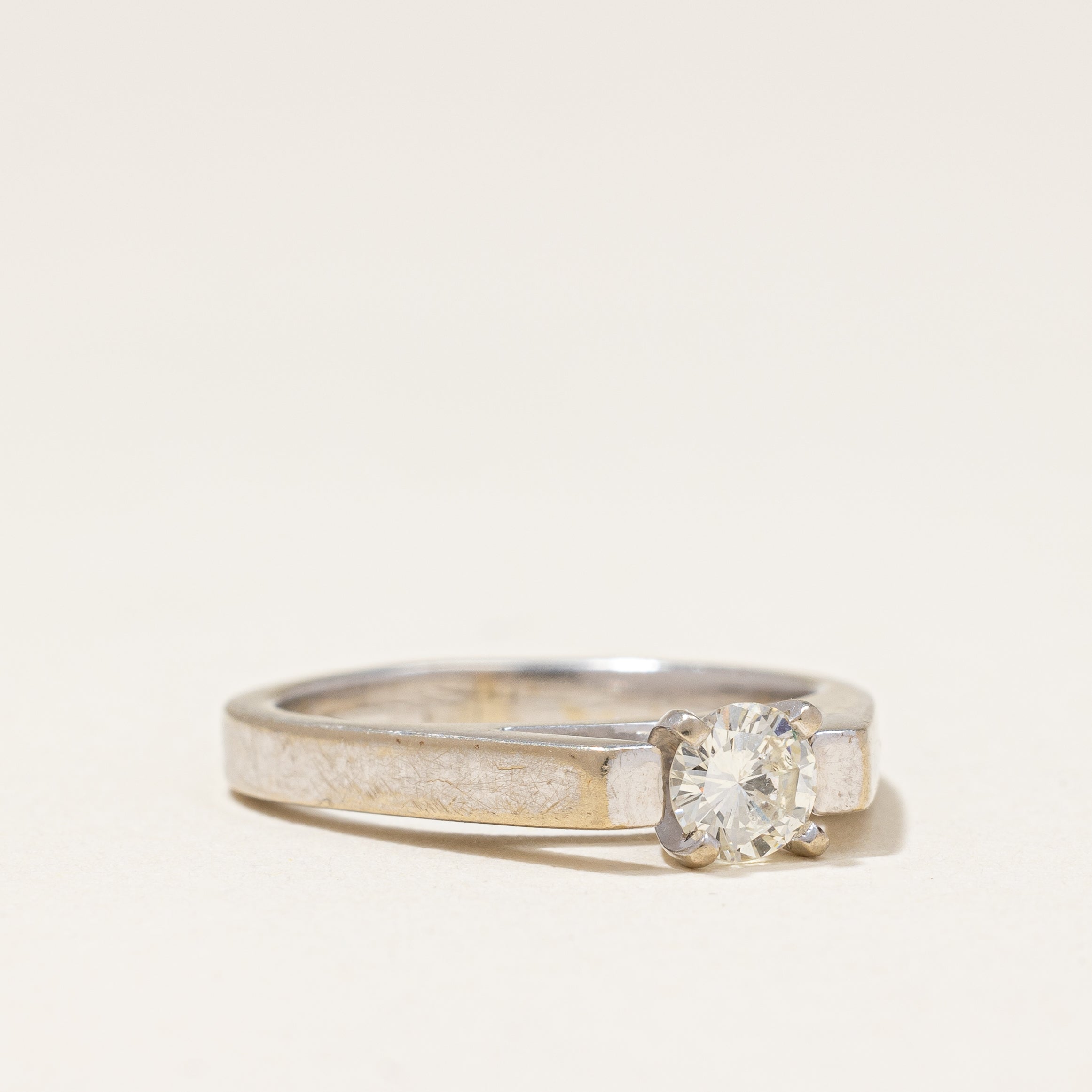 Diamond Solitaire Engagement Ring | 0.30 ctw | SZ 5.25 |