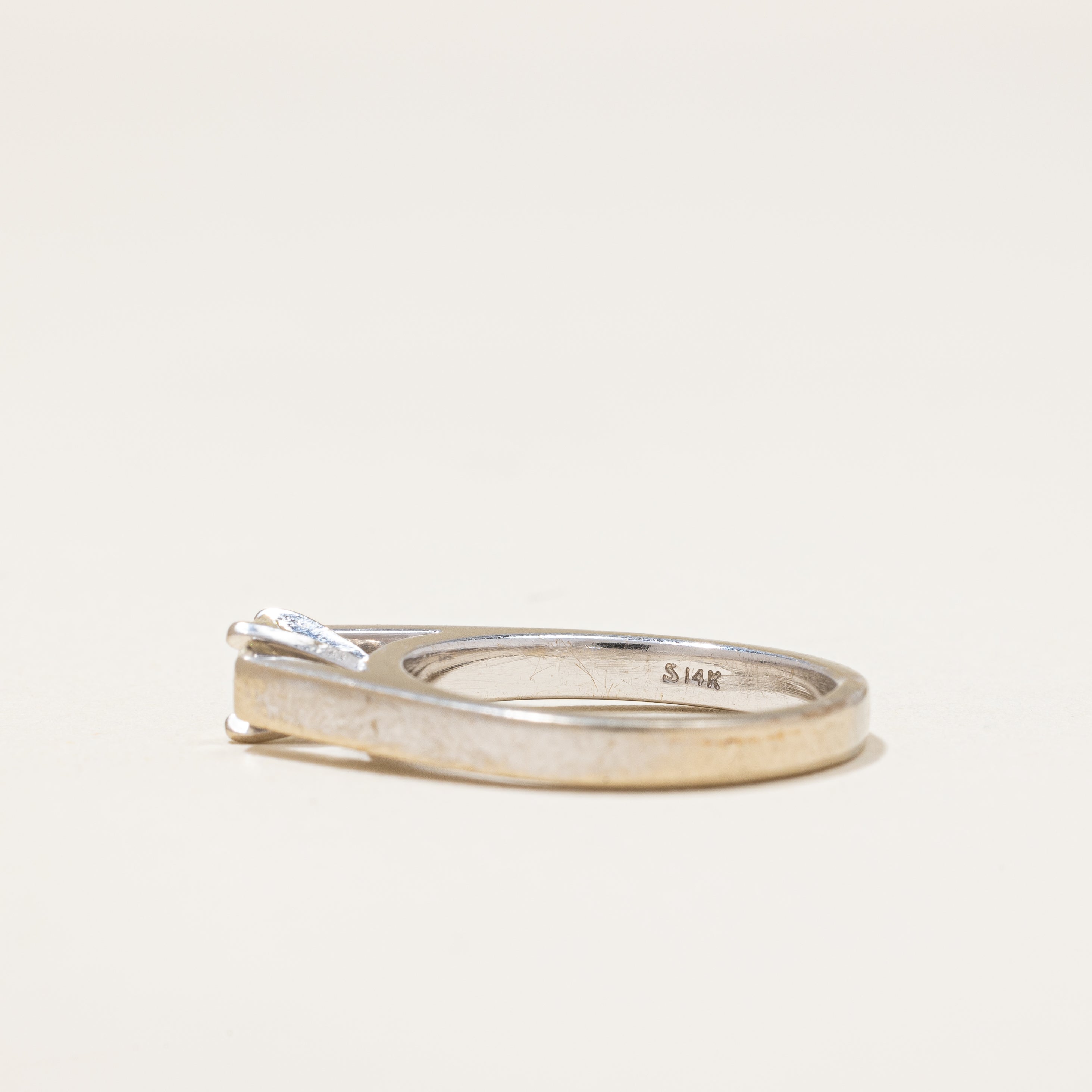 Diamond Solitaire Engagement Ring | 0.30 ctw | SZ 5.25 |