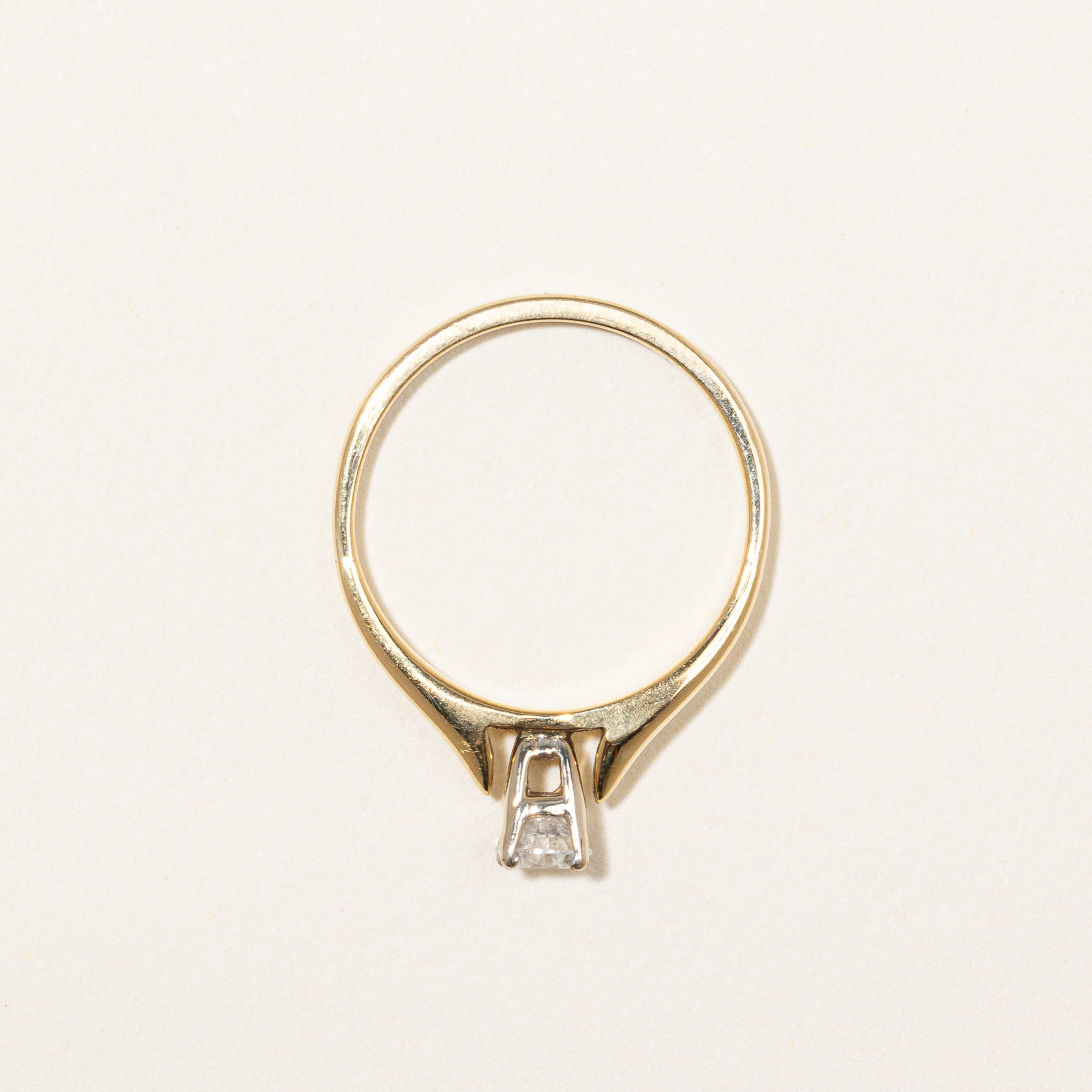 Diamond Solitaire Engagement Ring | 0.28 ctw | SZ 5.75 |