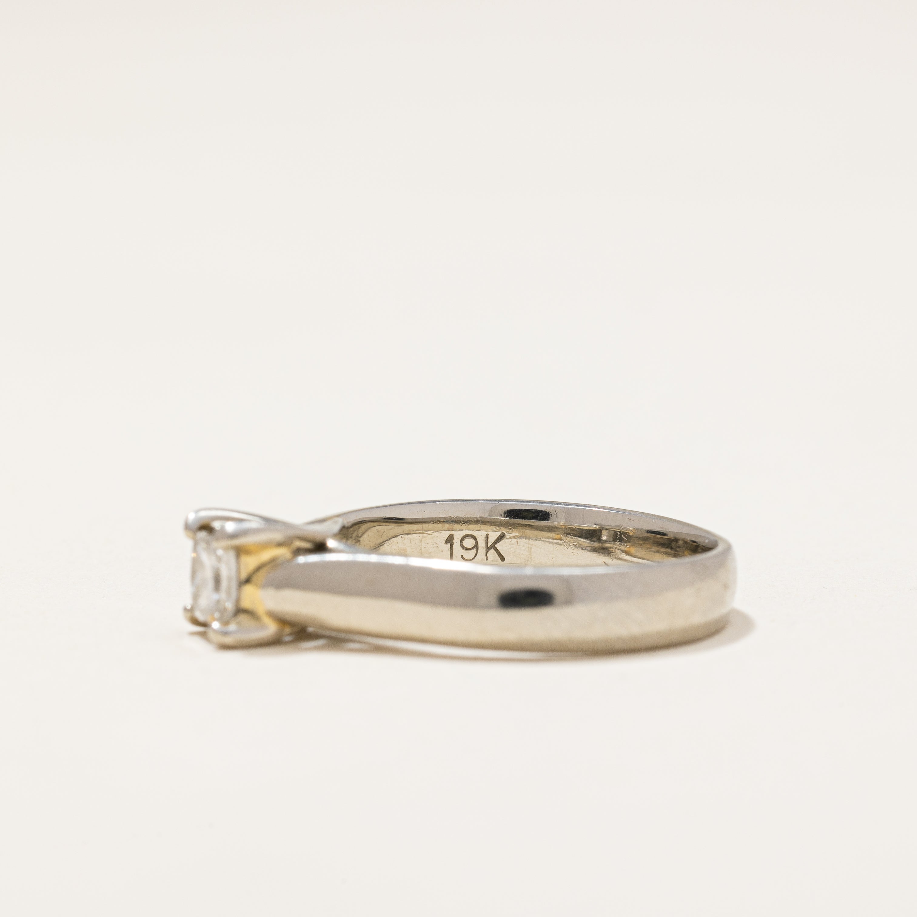 Princess Solitaire Diamond Ring | 0.41 ctw | SZ 6.25 |