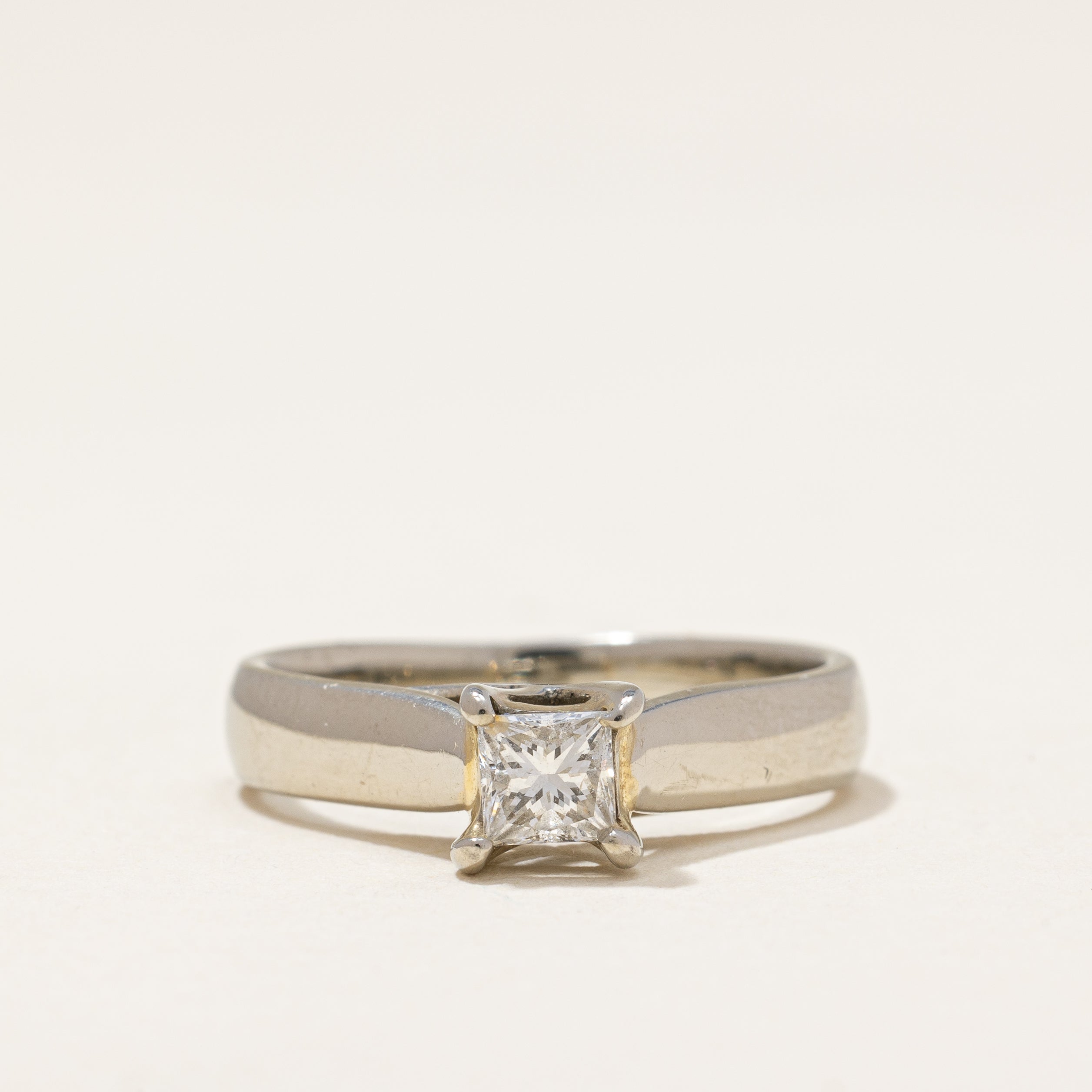 Princess Solitaire Diamond Ring | 0.41 ctw | SZ 6.25 |