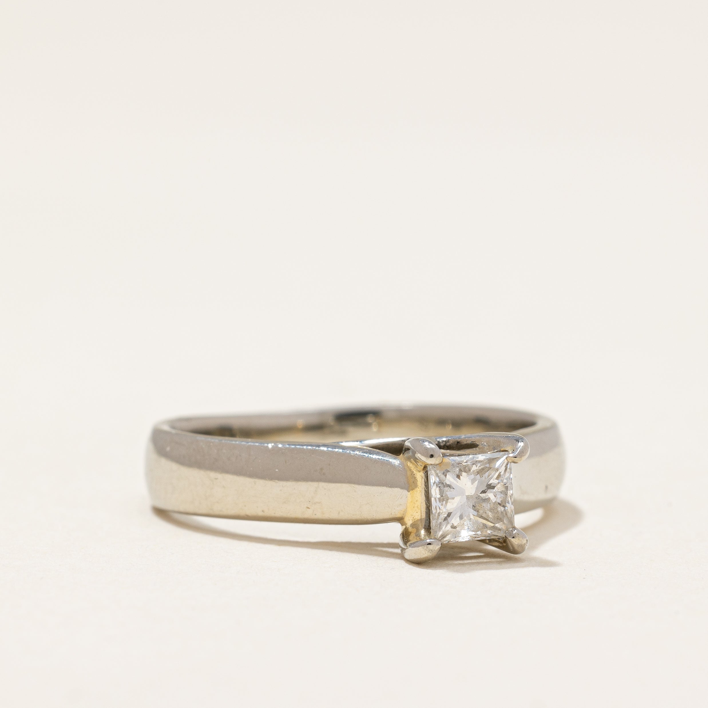 Princess Solitaire Diamond Ring | 0.41 ctw | SZ 6.25 |