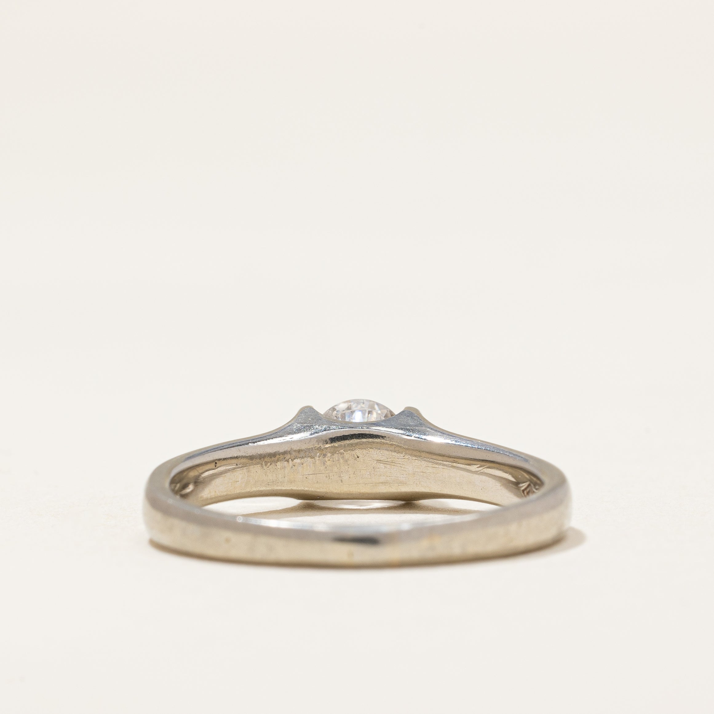 Tension Set Diamond Solitaire Ring | 0.47 ctw | SZ 6.75 |