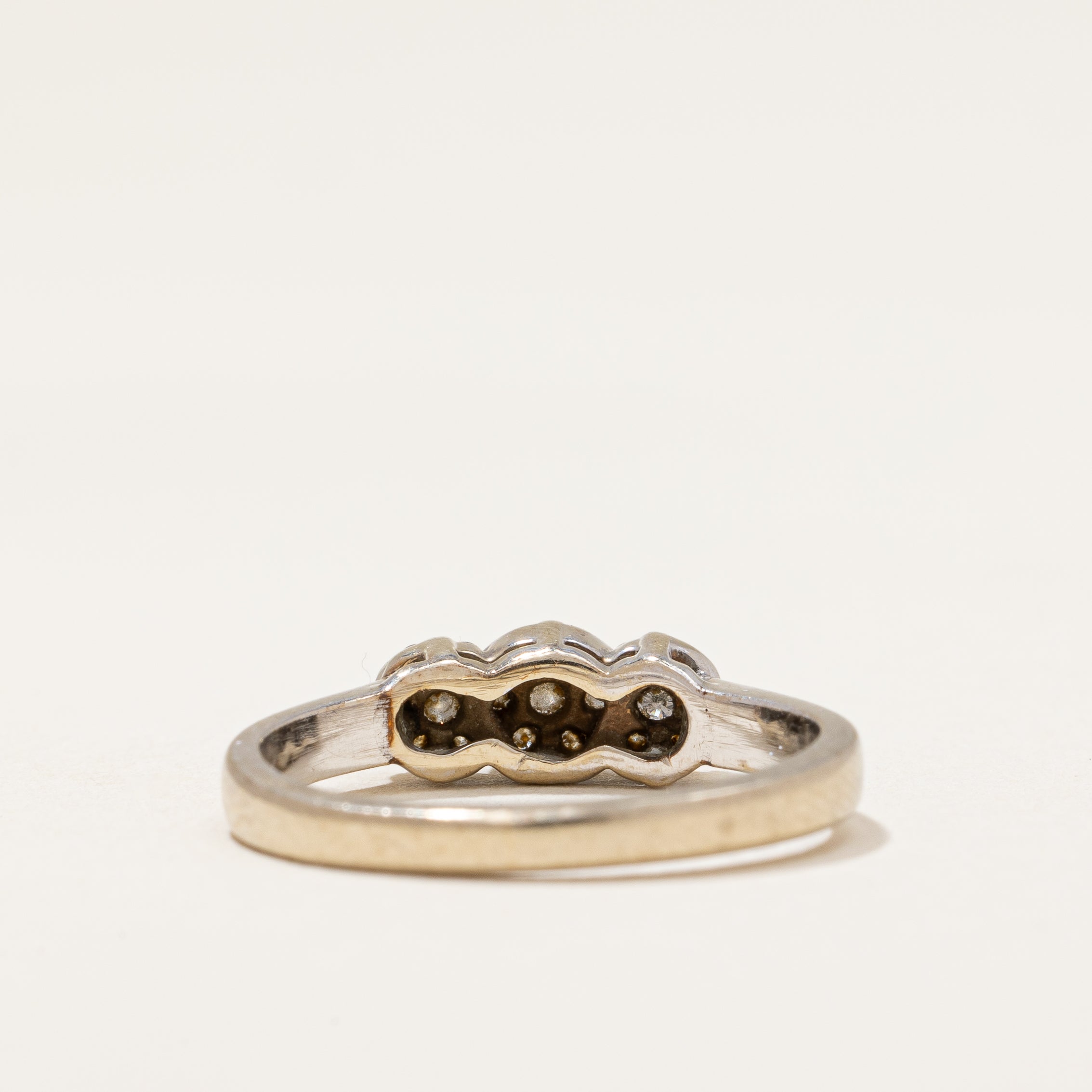 Three Cluster Diamond Ring | 0.22 ctw | SZ 5 |