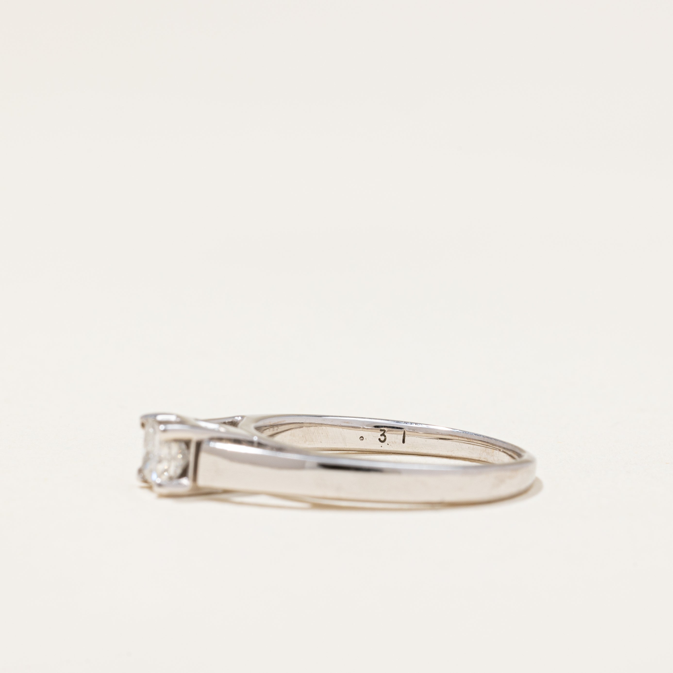Princess Solitaire Engagement Ring | 0.30 ctw | SZ 5.5 |