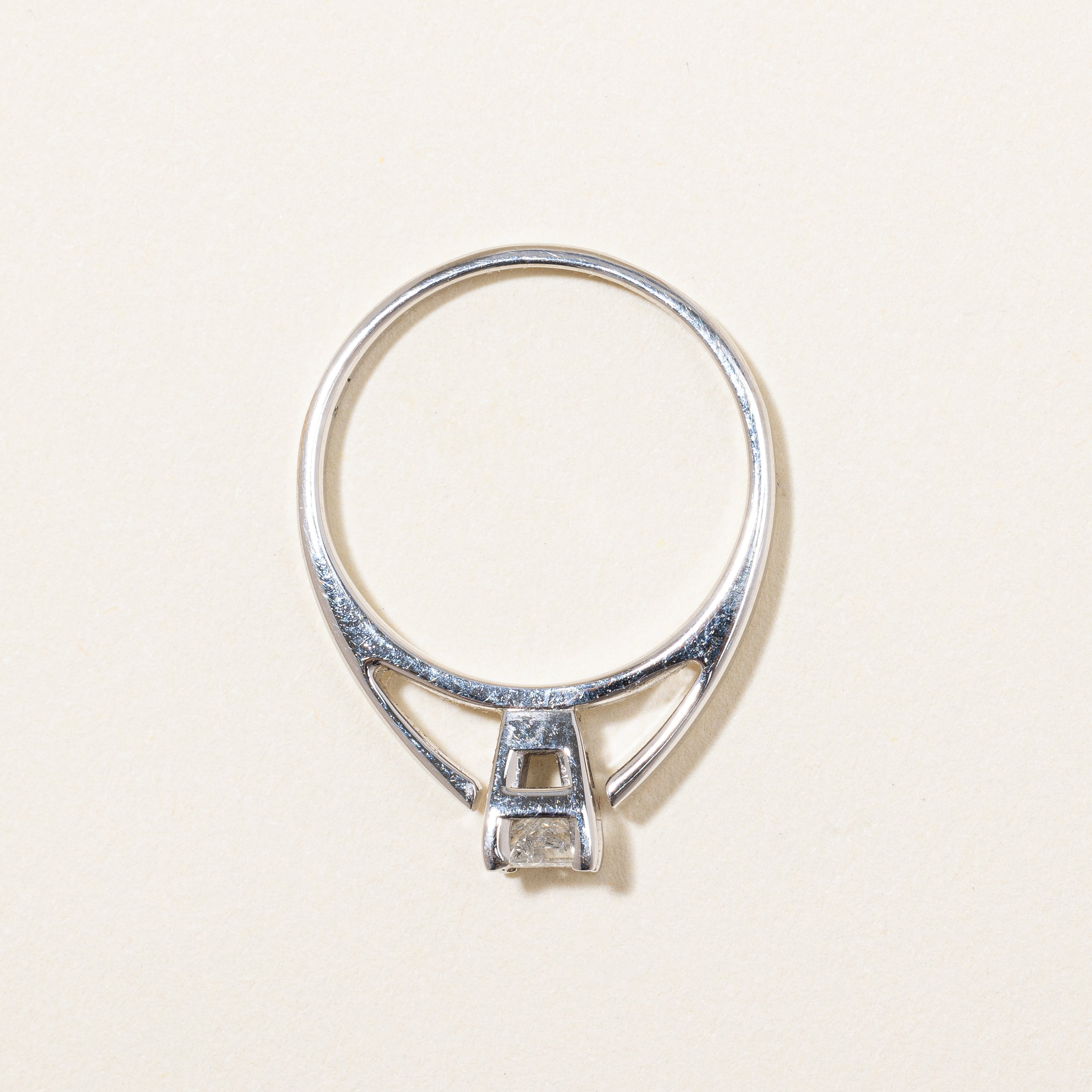Princess Solitaire Engagement Ring | 0.30 ctw | SZ 5.5 |