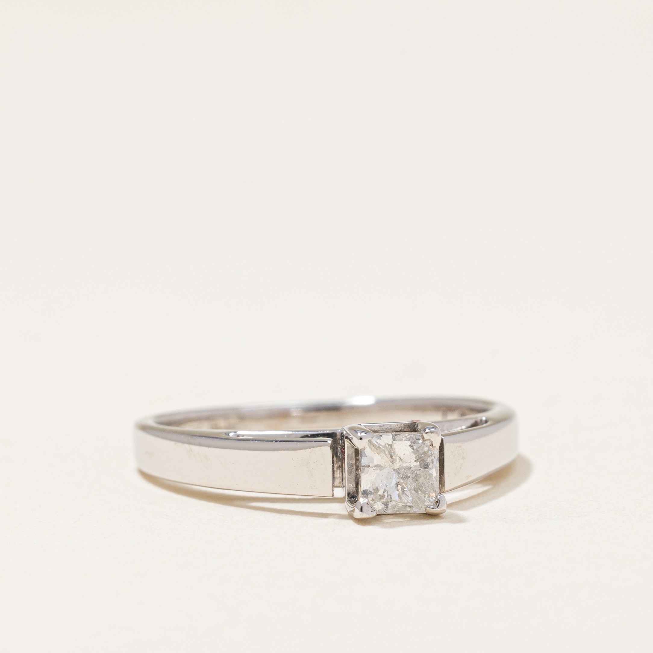 Princess Solitaire Engagement Ring | 0.30 ctw | SZ 5.5 |