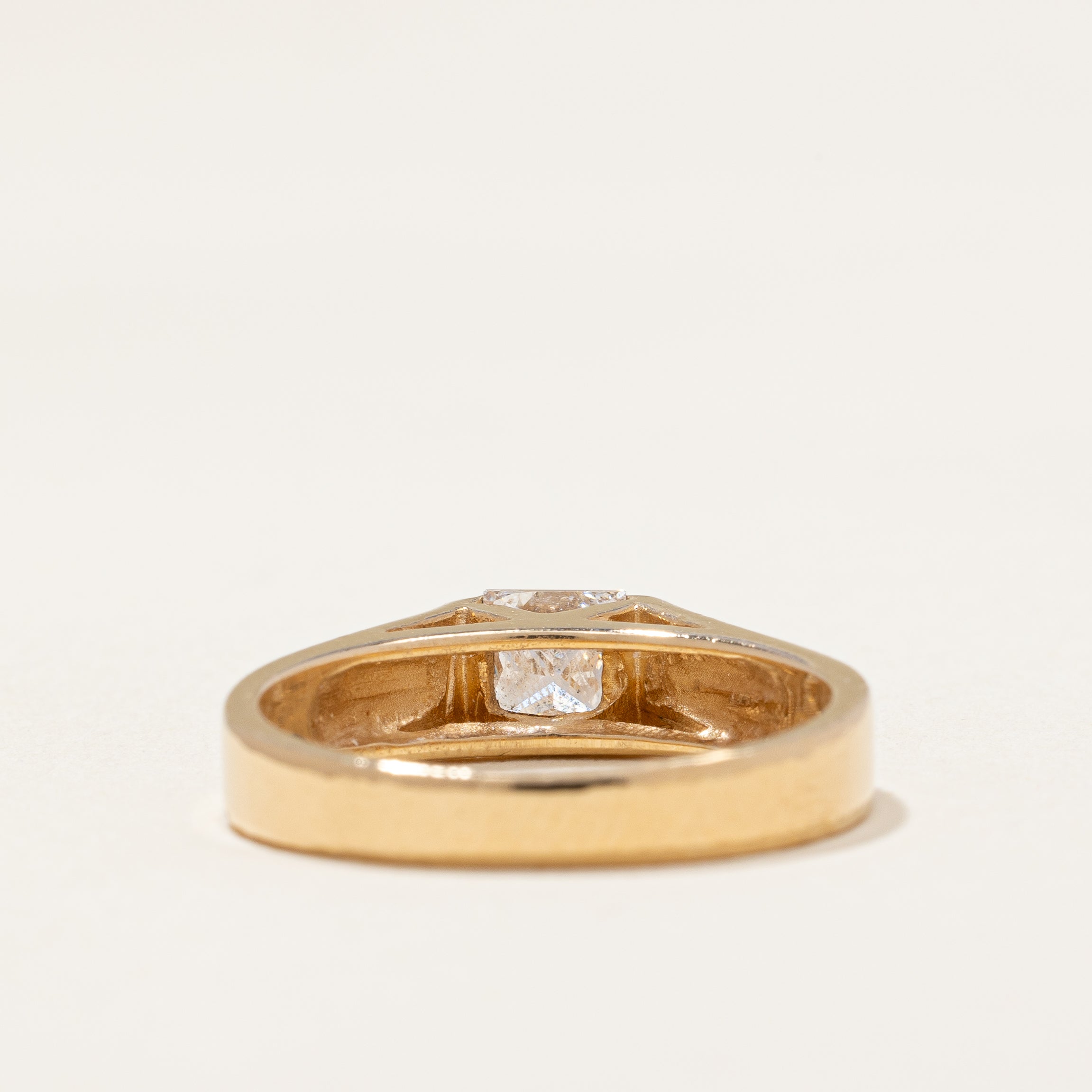 Tension Set Princess Solitaire Ring | 0.49 ctw | SZ 5.75 |