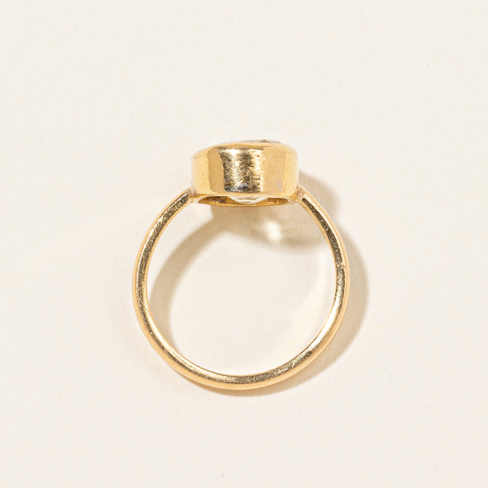 Vintage Yellow Sapphire Cocktail Ring | 5.80ct | SZ 6.5 |