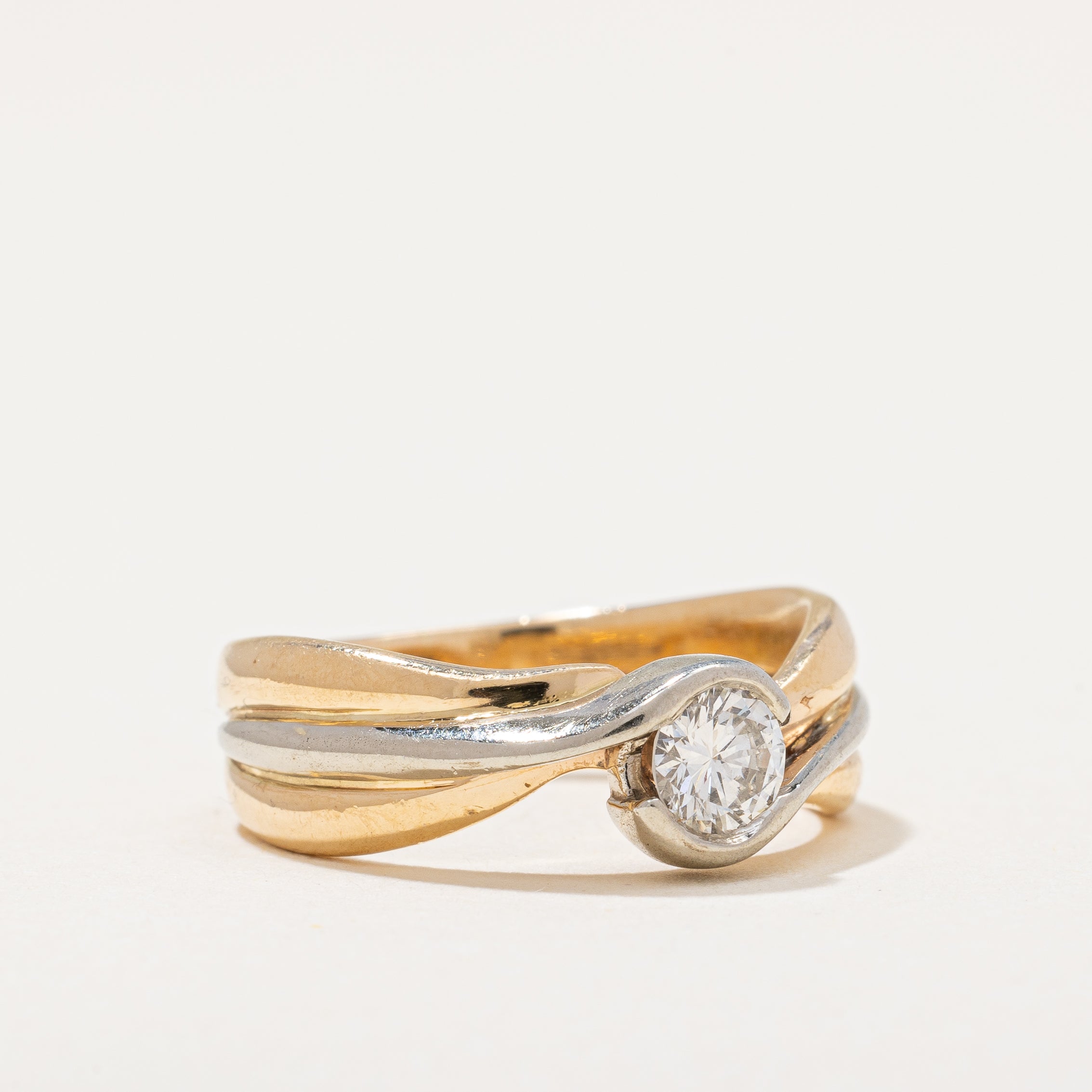 Bypass Diamond Ring | 0.33 ct | SZ 6 |
