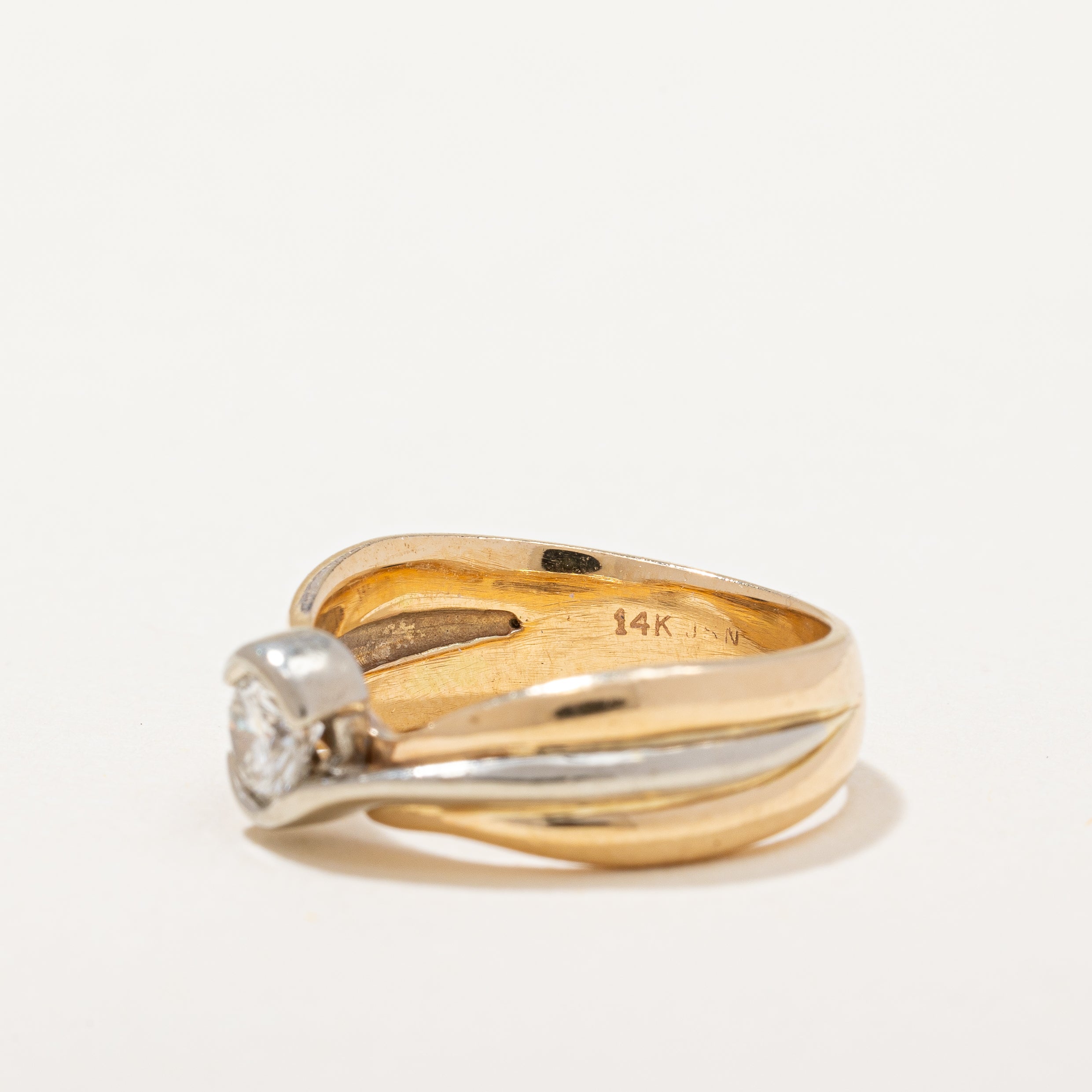 Bypass Diamond Ring | 0.33 ct | SZ 6 |