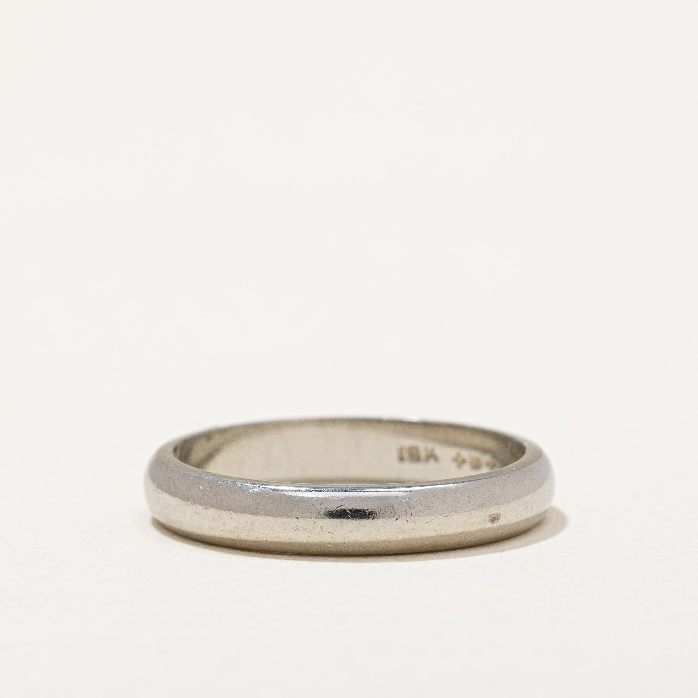 Birks' White Gold Wedding Band | SZ 6 |