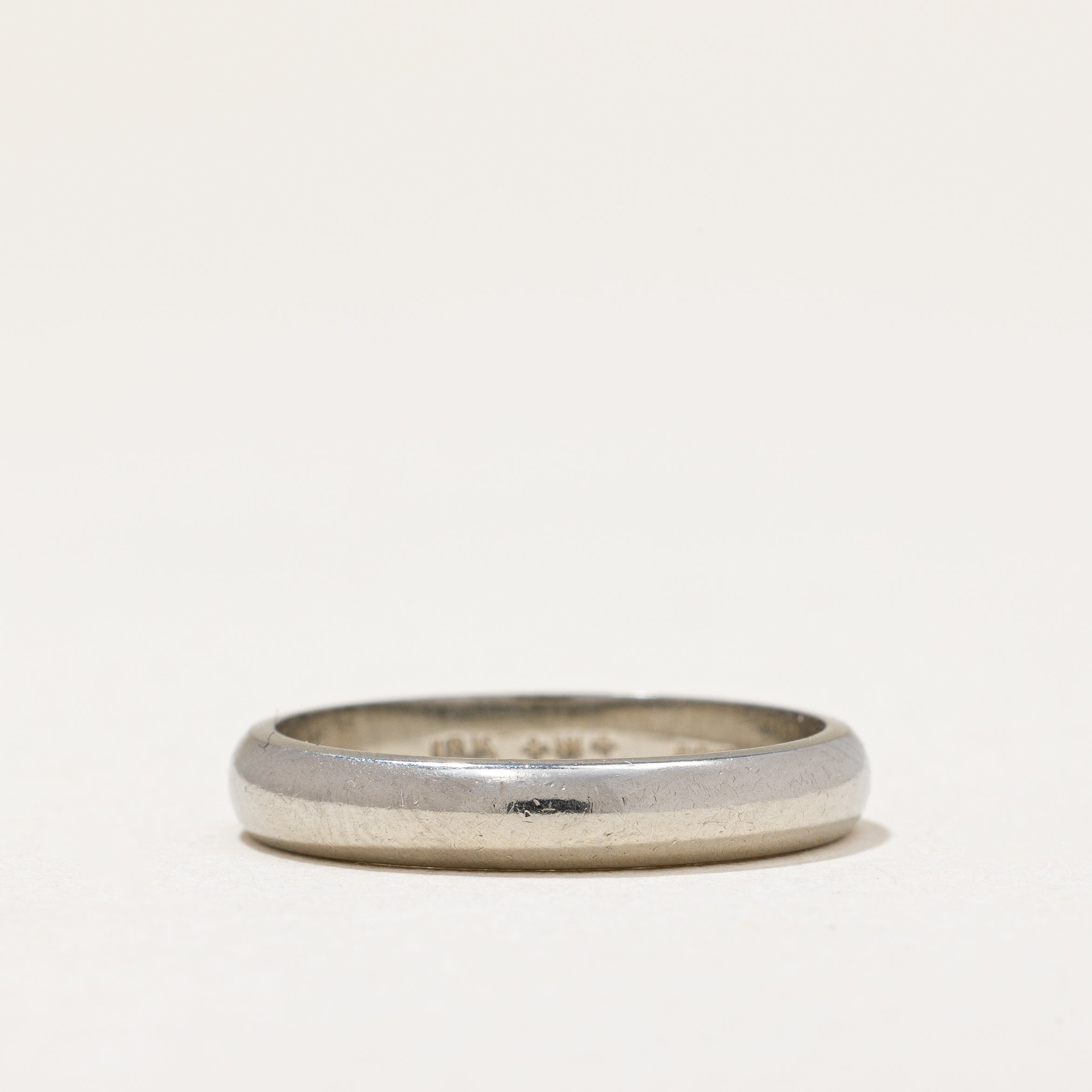 Birks' White Gold Wedding Band | SZ 6 |